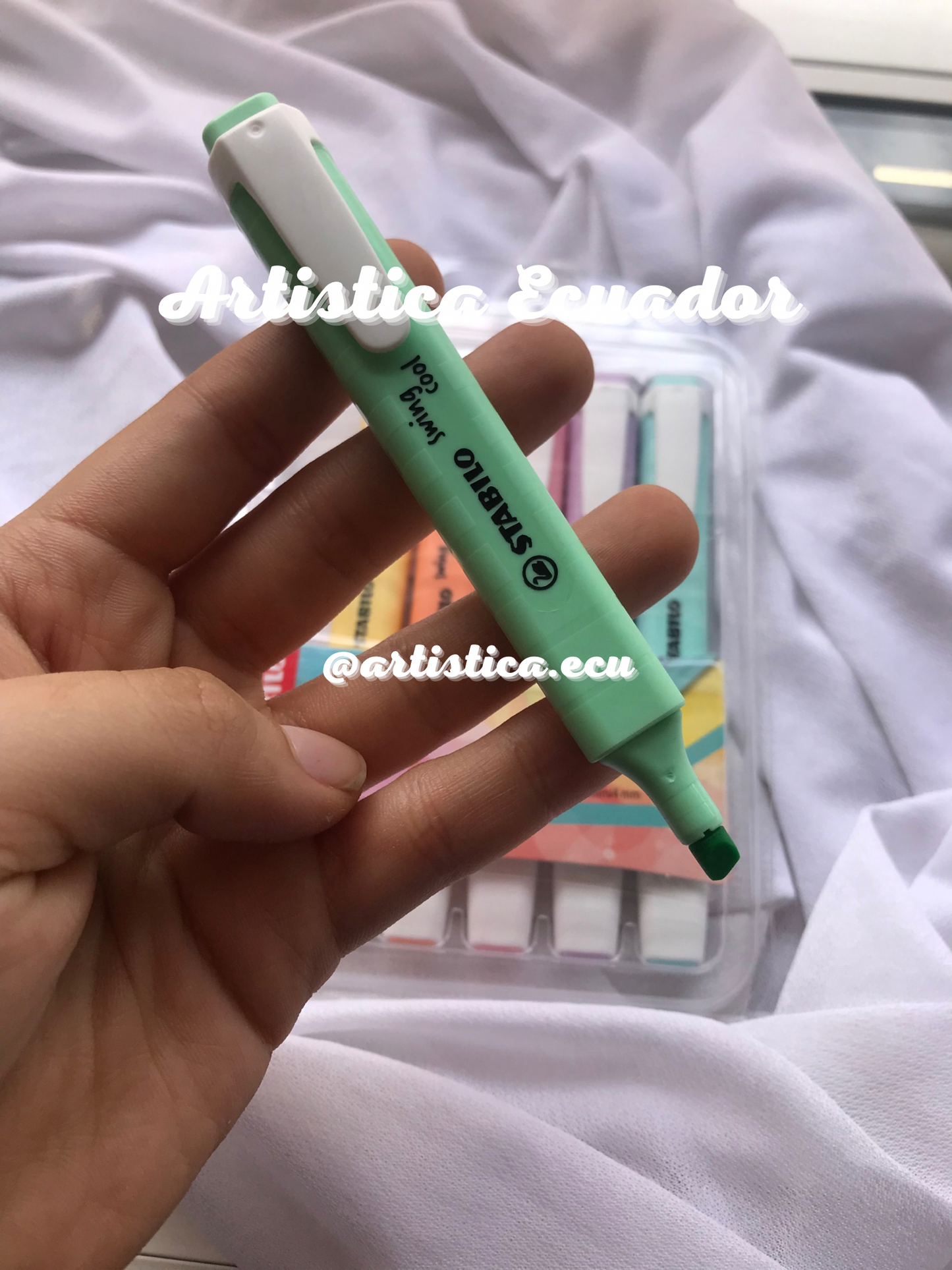 6 Resaltadores Stabilo Swing Cool