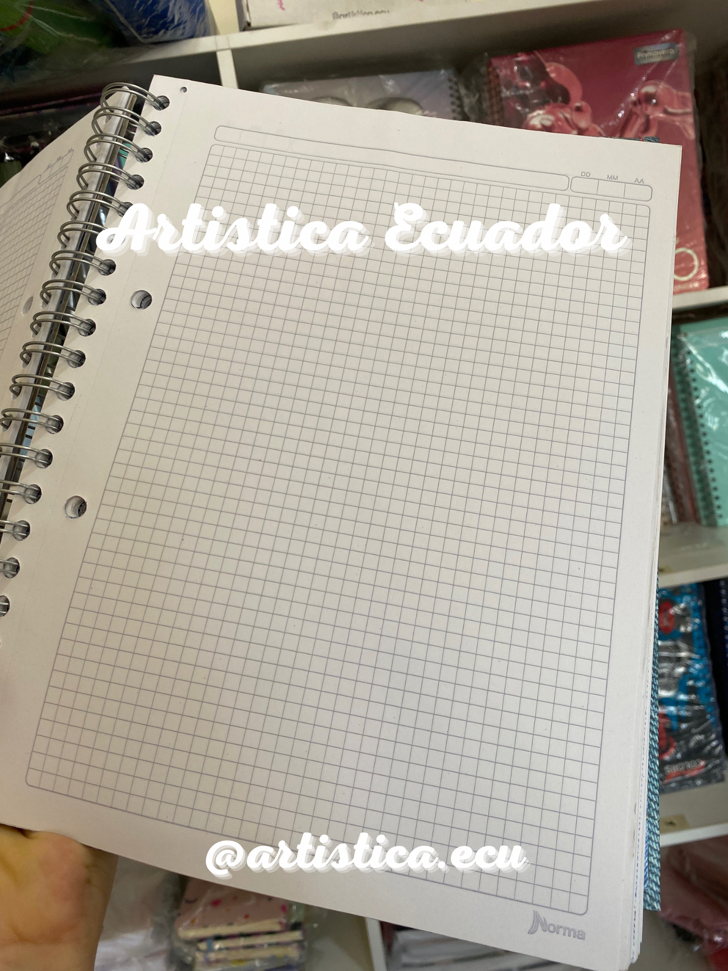 PROMO! Cuaderno pasta dura 160 hojas cuadros