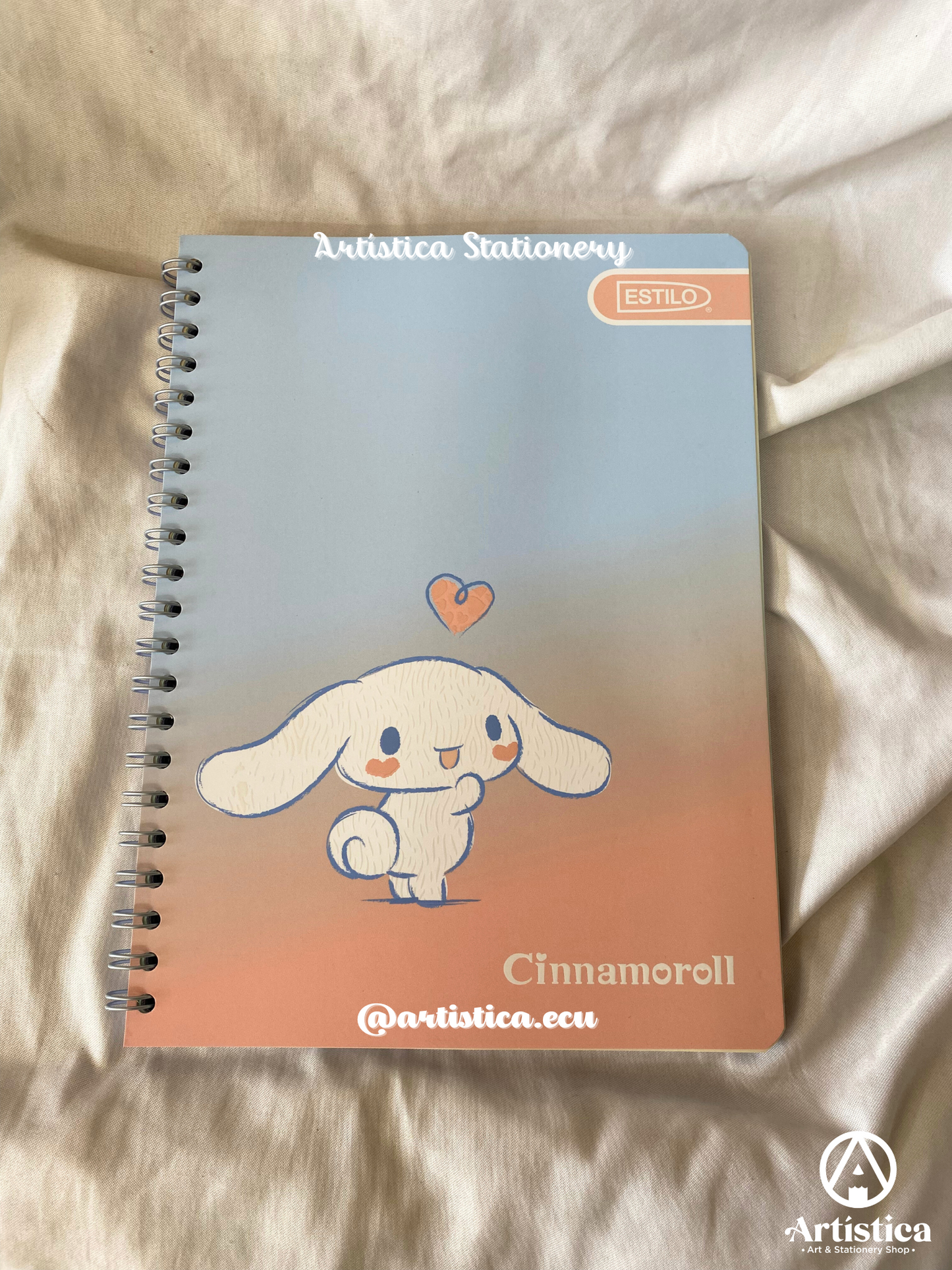 Cuaderno a cuadros pasta flexible Cinnamoroll