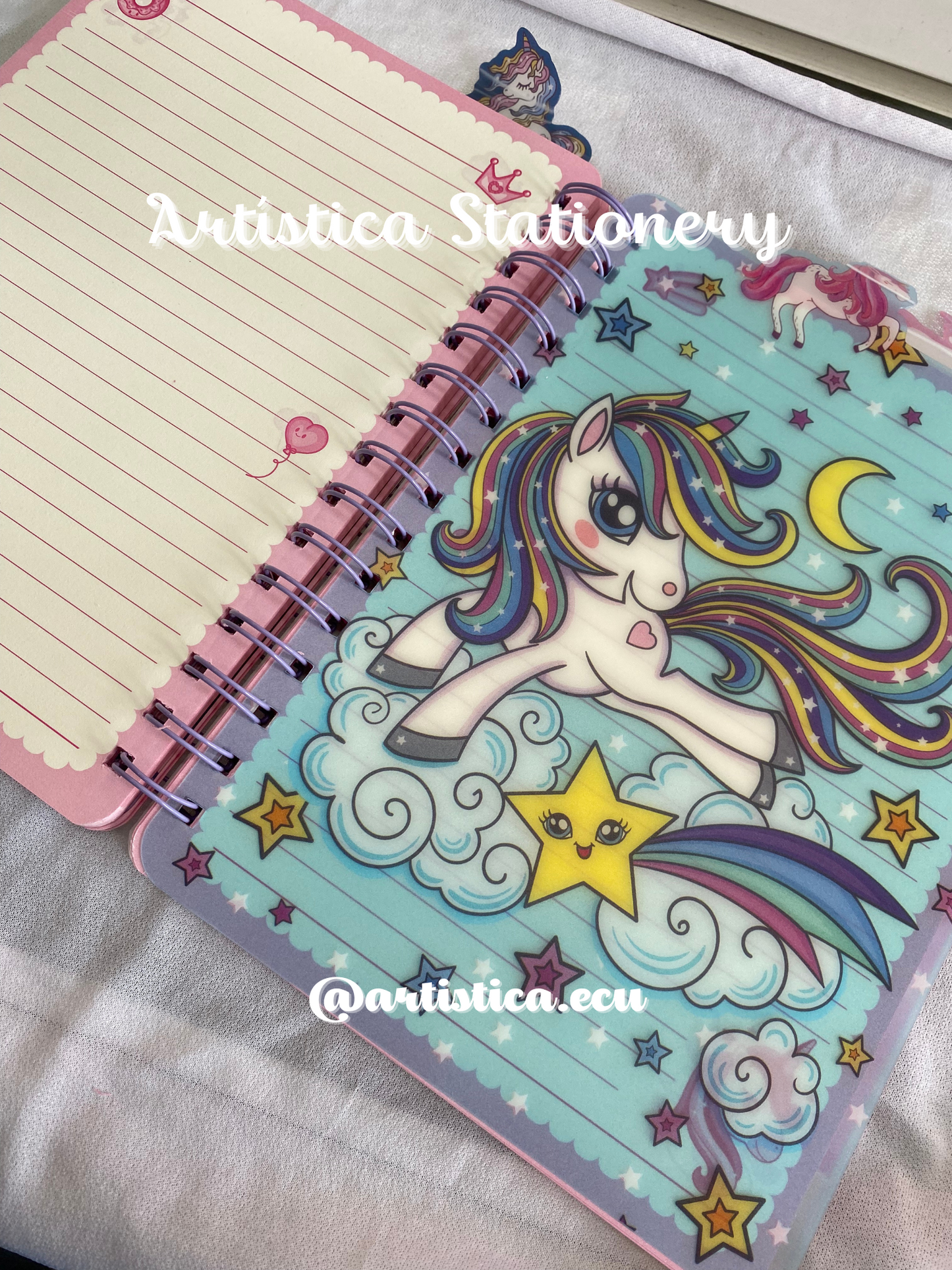 Libretas A5 pasta dura de Unicornio