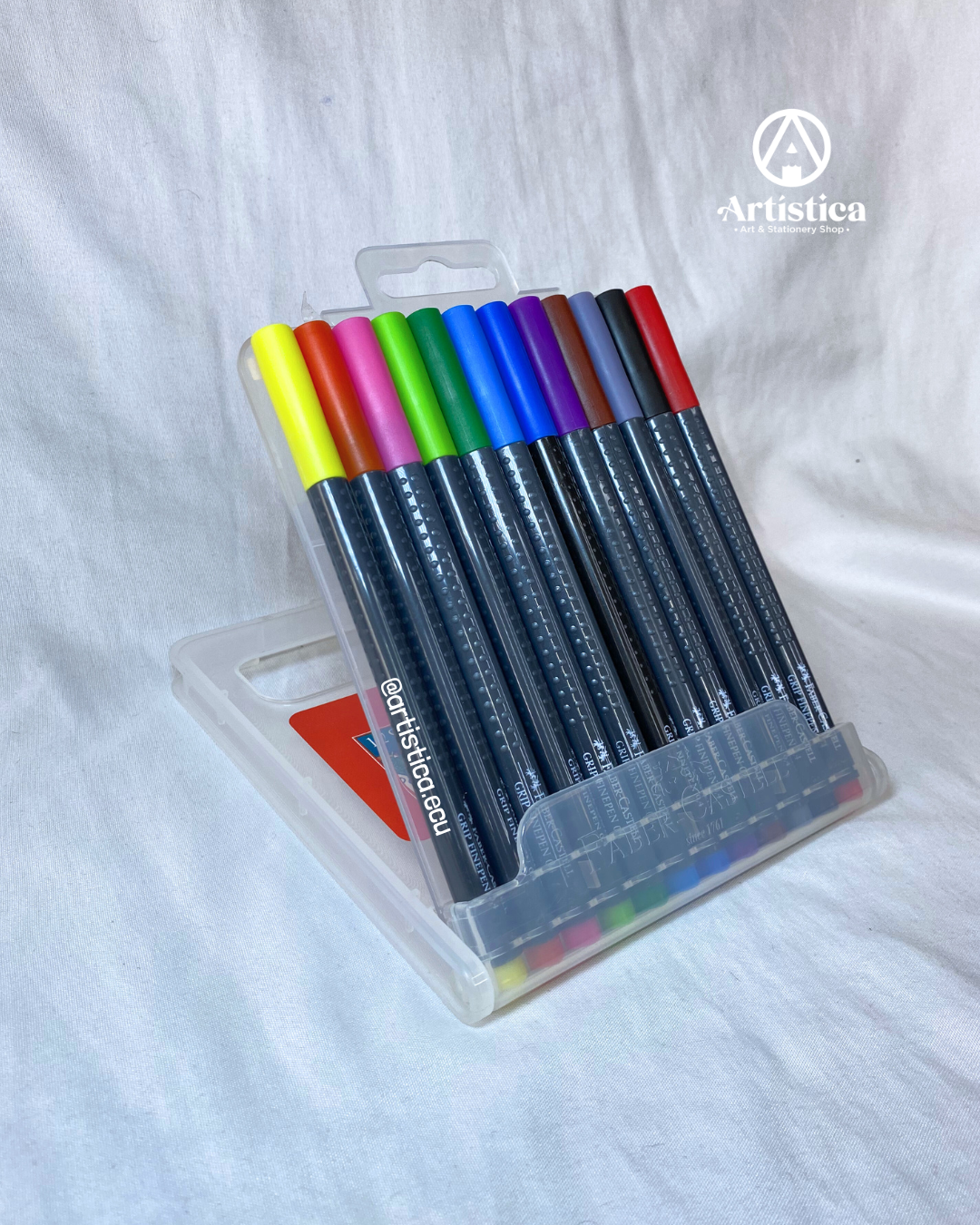 12 Marcadores punta fina Faber Castell