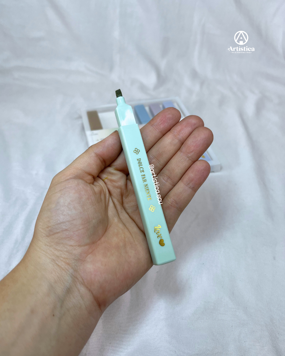 6 Resaltadores Aesthetic Love