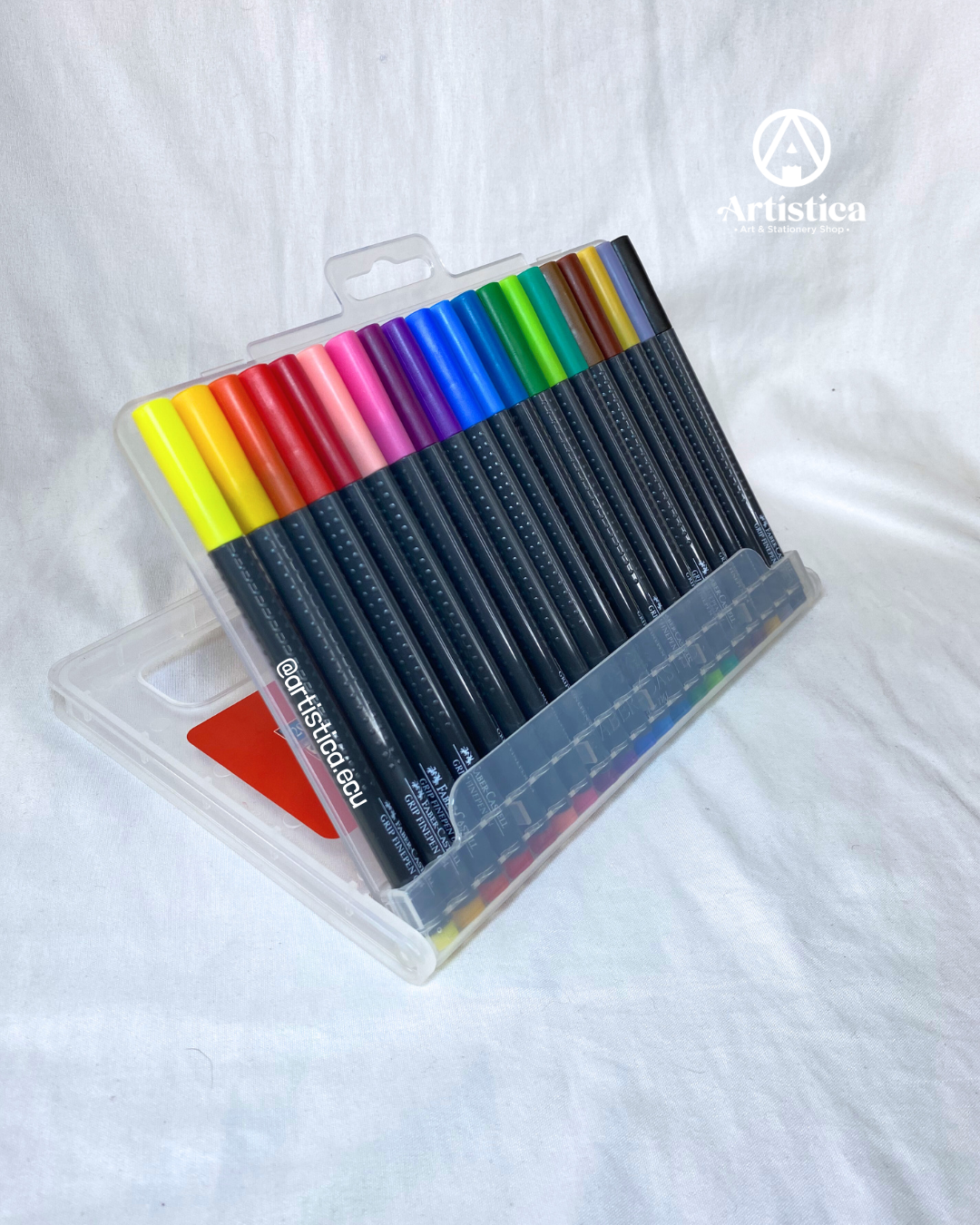 20 Marcadores punta fina Faber Castell