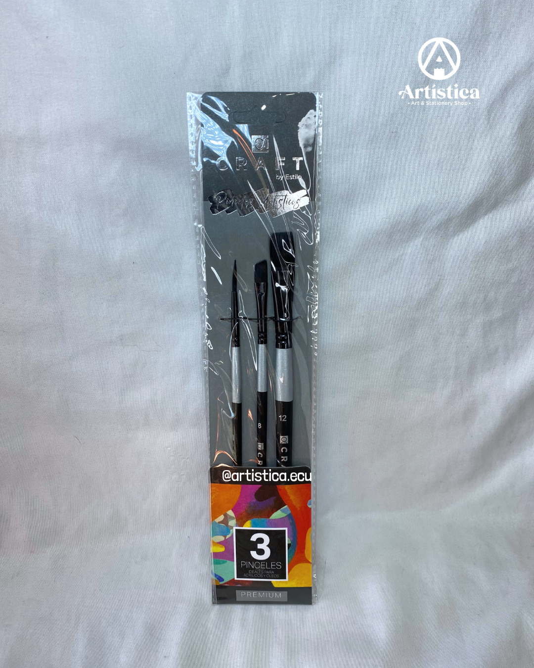 3 Pinceles Premium Craft