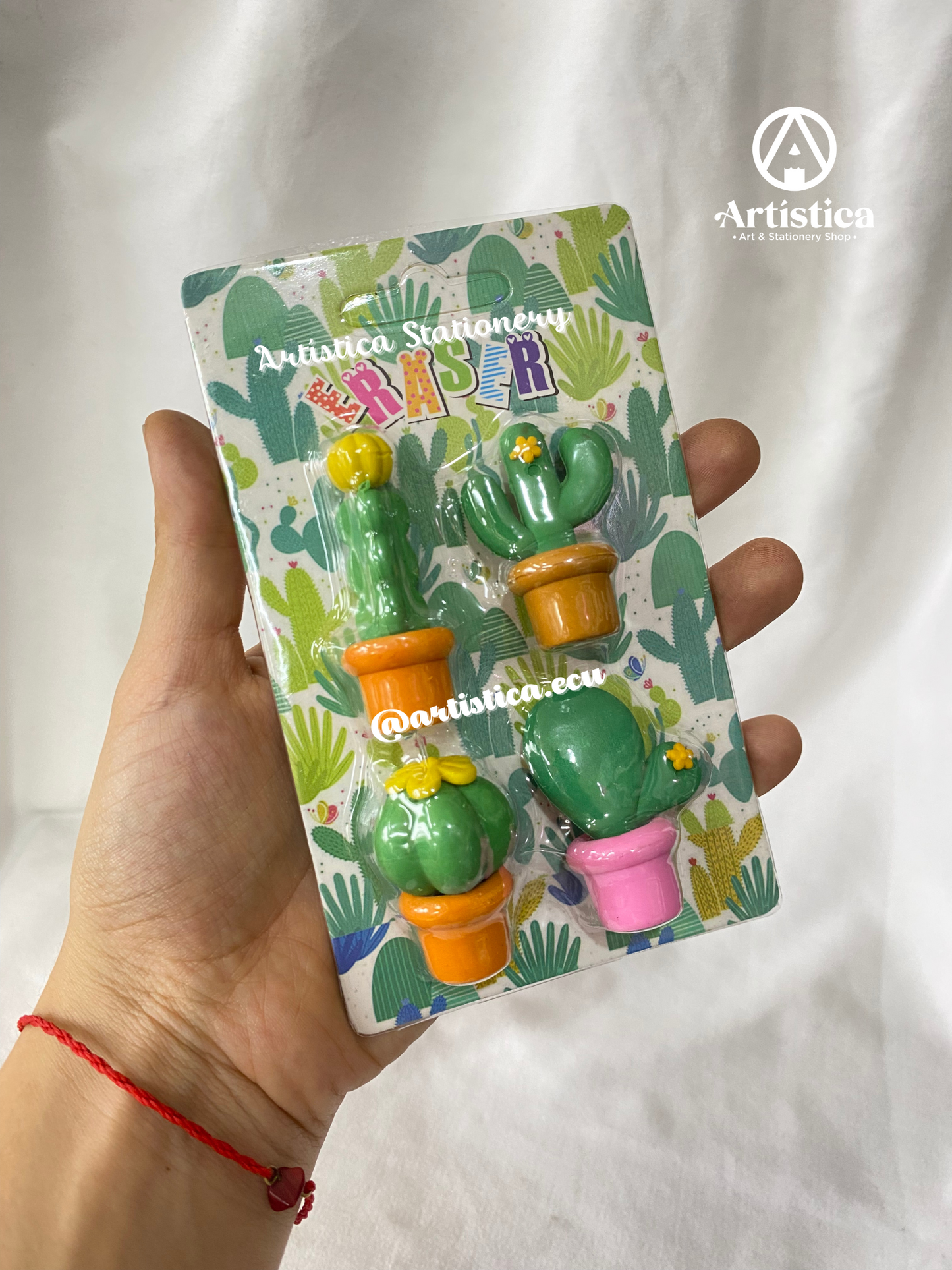 Set de borradores Cactus