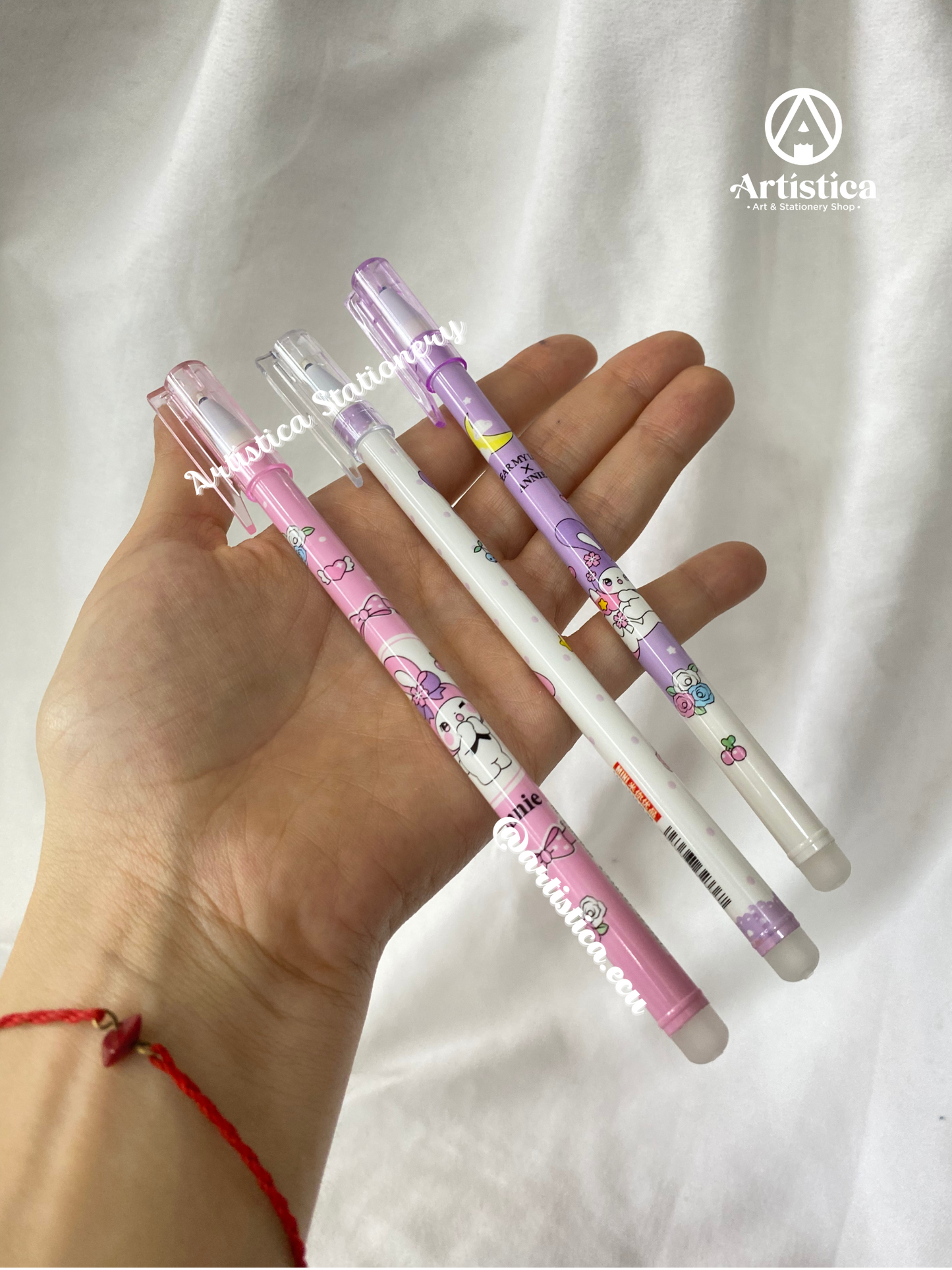 Bolígrafos borrable azul conejito