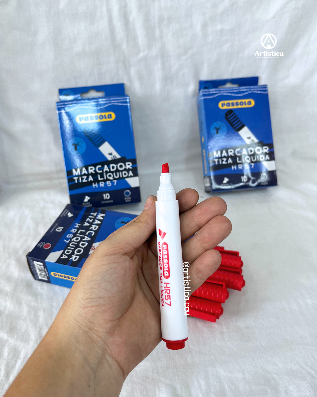 Caja x10 marcador de pizarra Passola