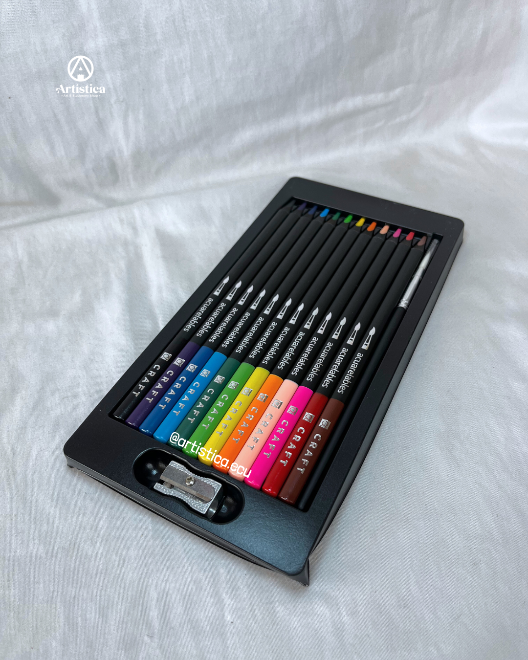 12 Colores acuarelables Craft