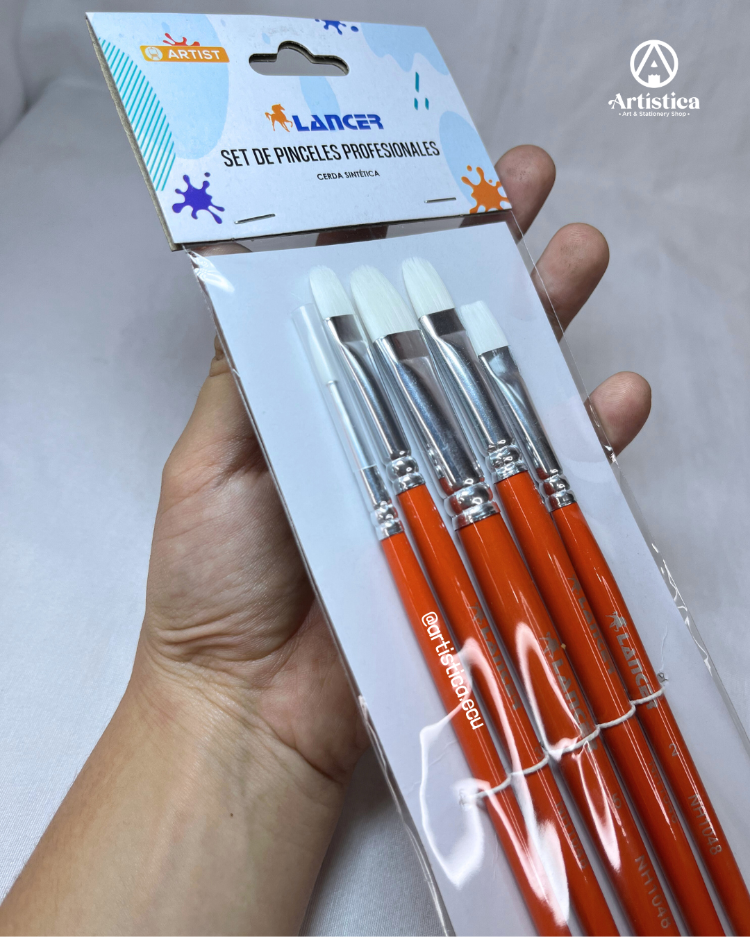 Set 5 pinceles Lancer