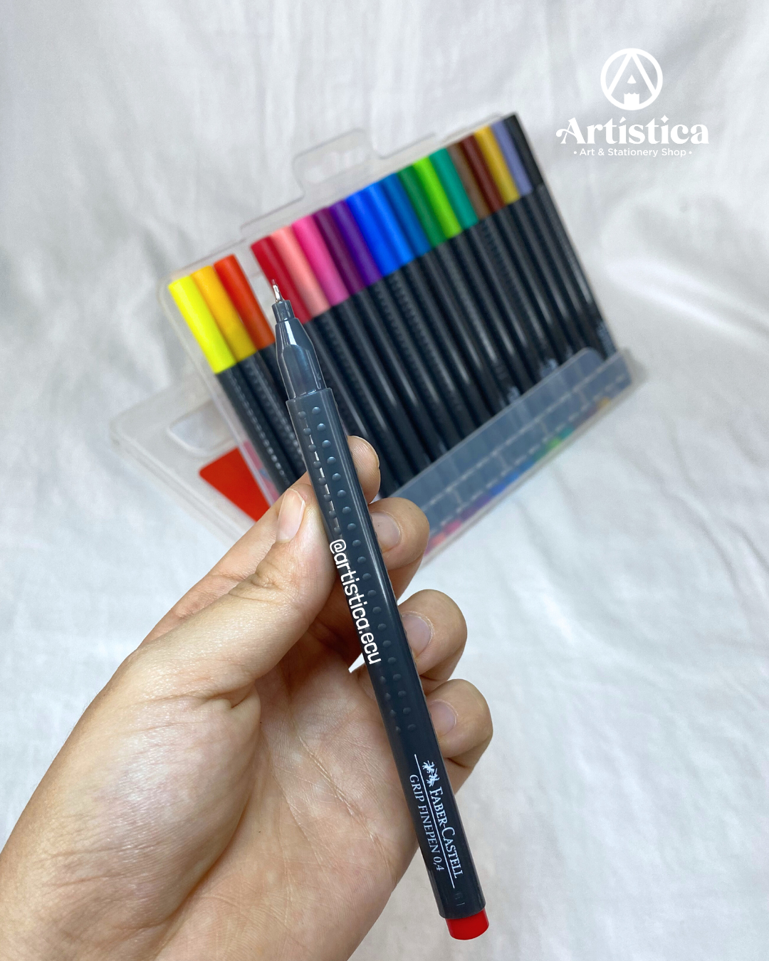 20 Marcadores punta fina Faber Castell