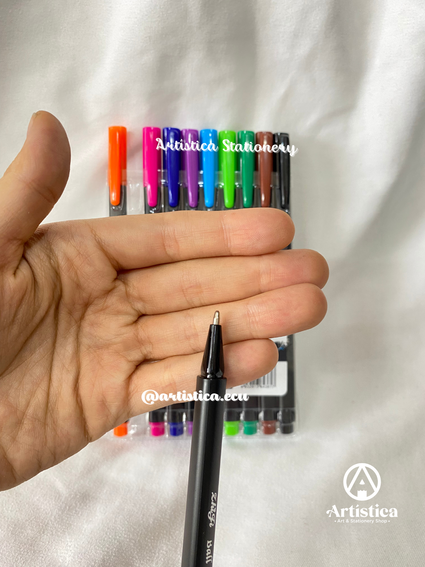 10 Bolígrafos de Colores