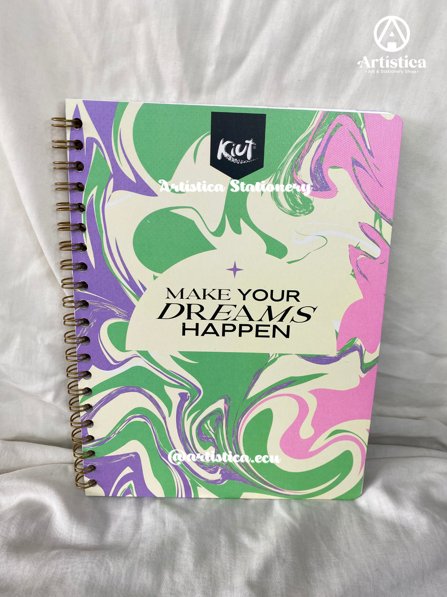 Cuadernos pasta flexible cuadros 100 hojas Kiut