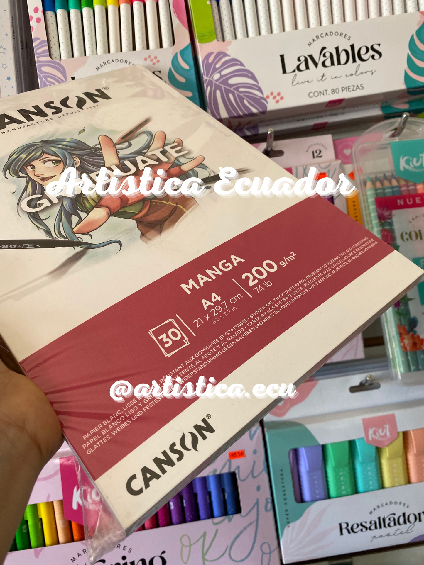 Block Canson Manga A4