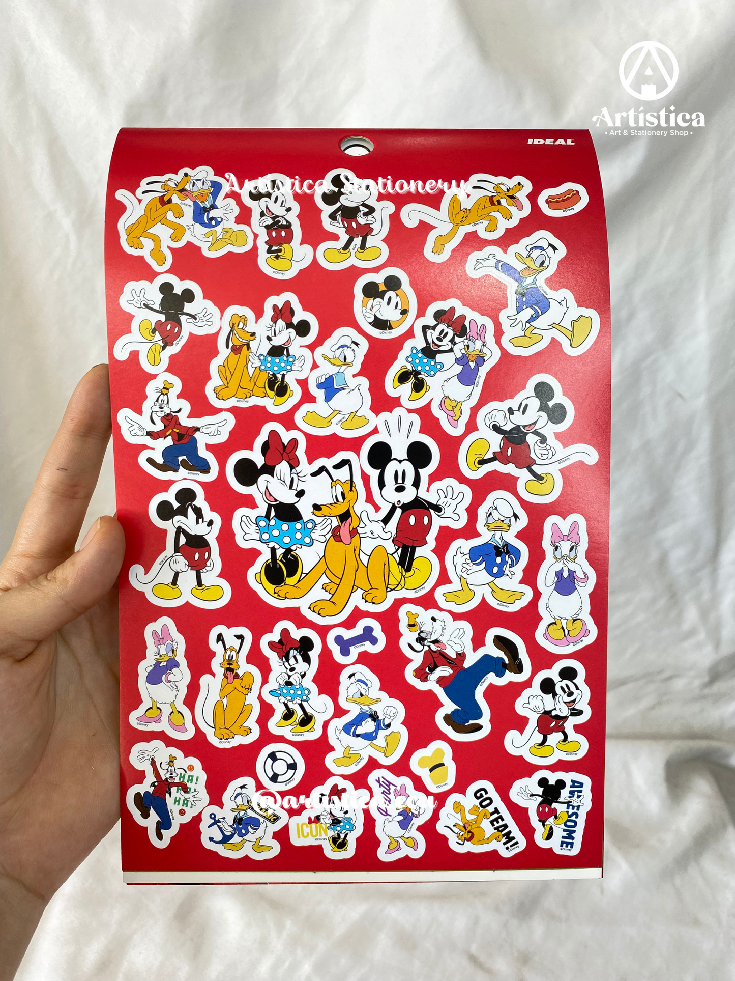 150 Stickeres Micky Mouse