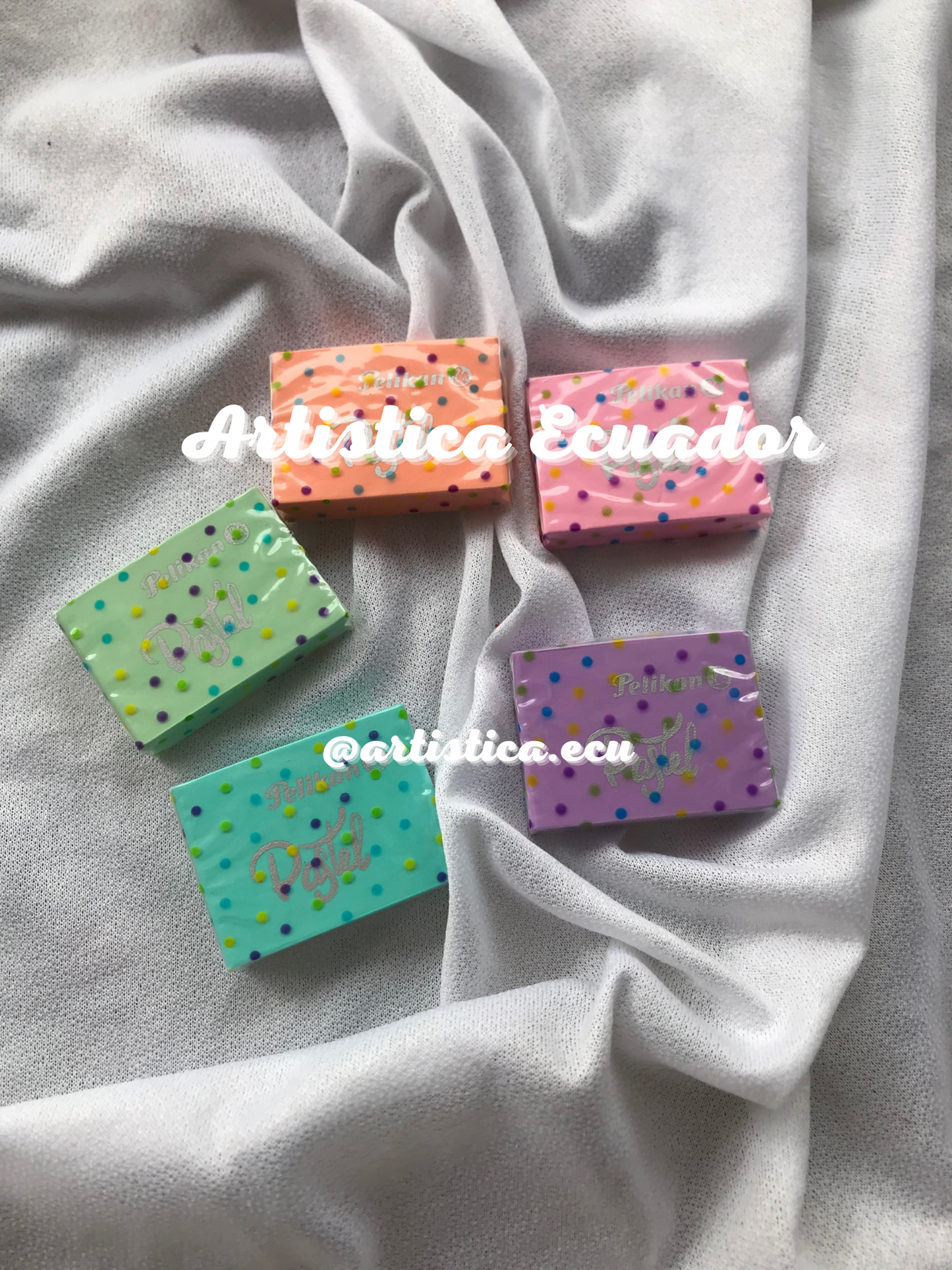 Borradores en tonos pasteles por unidad