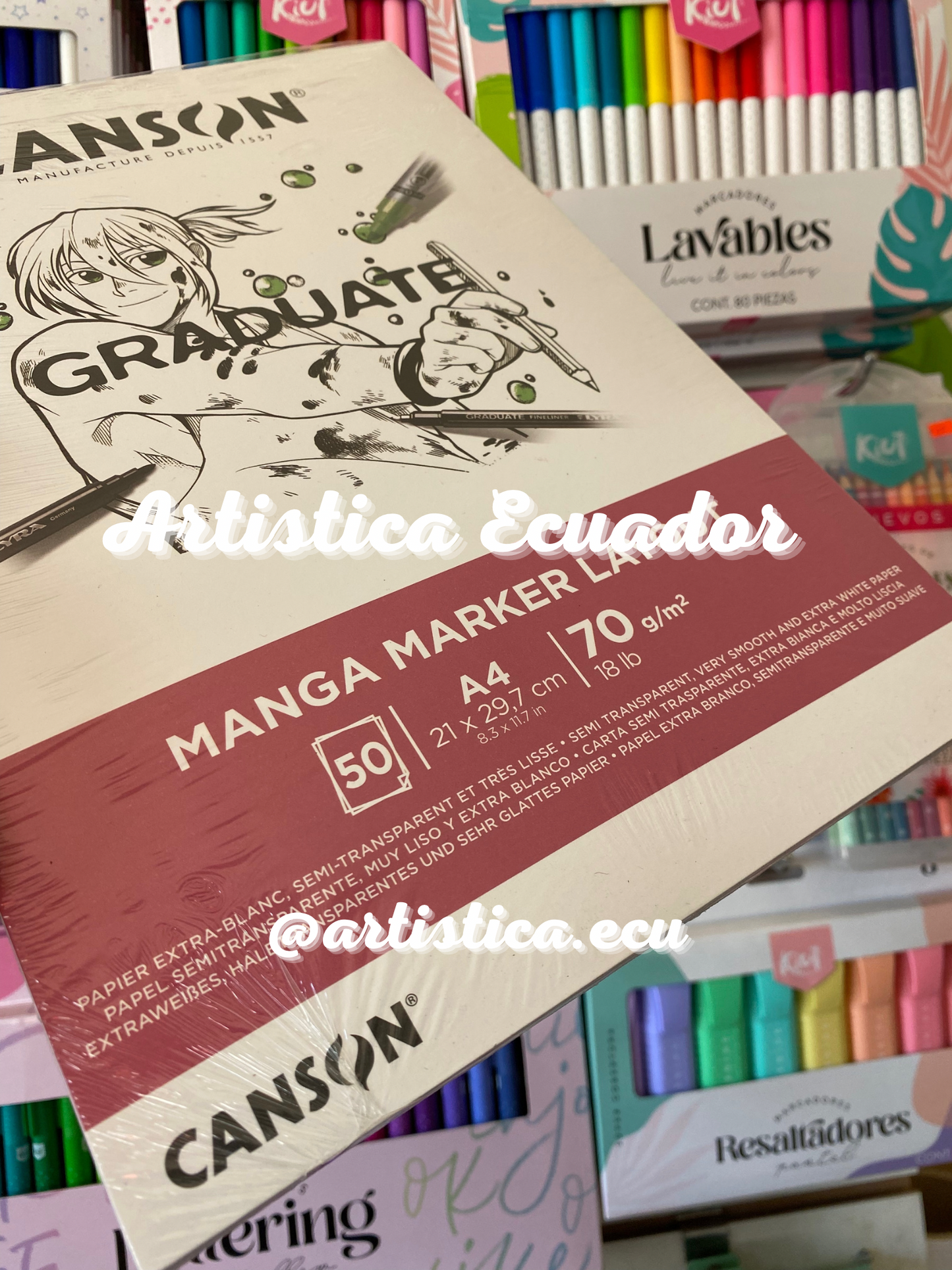 Block Canson Manga marker A4