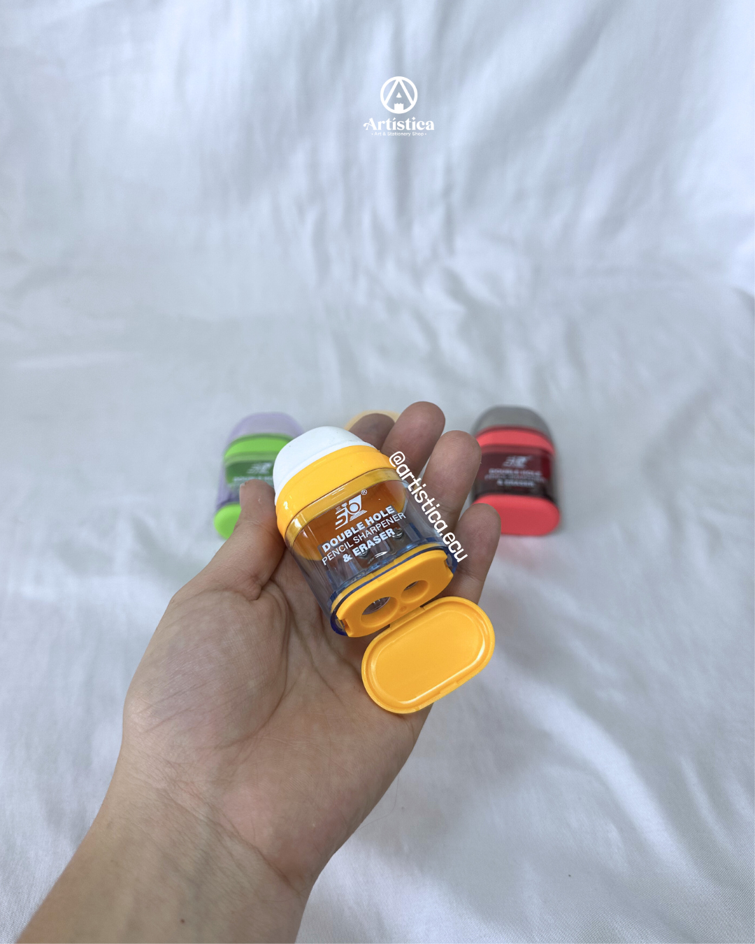 Sacapuntas + borrador