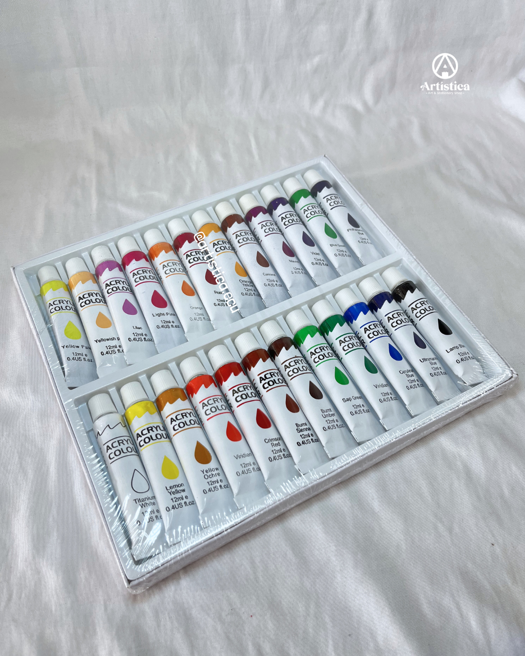 24 Pinturas Acrílicas