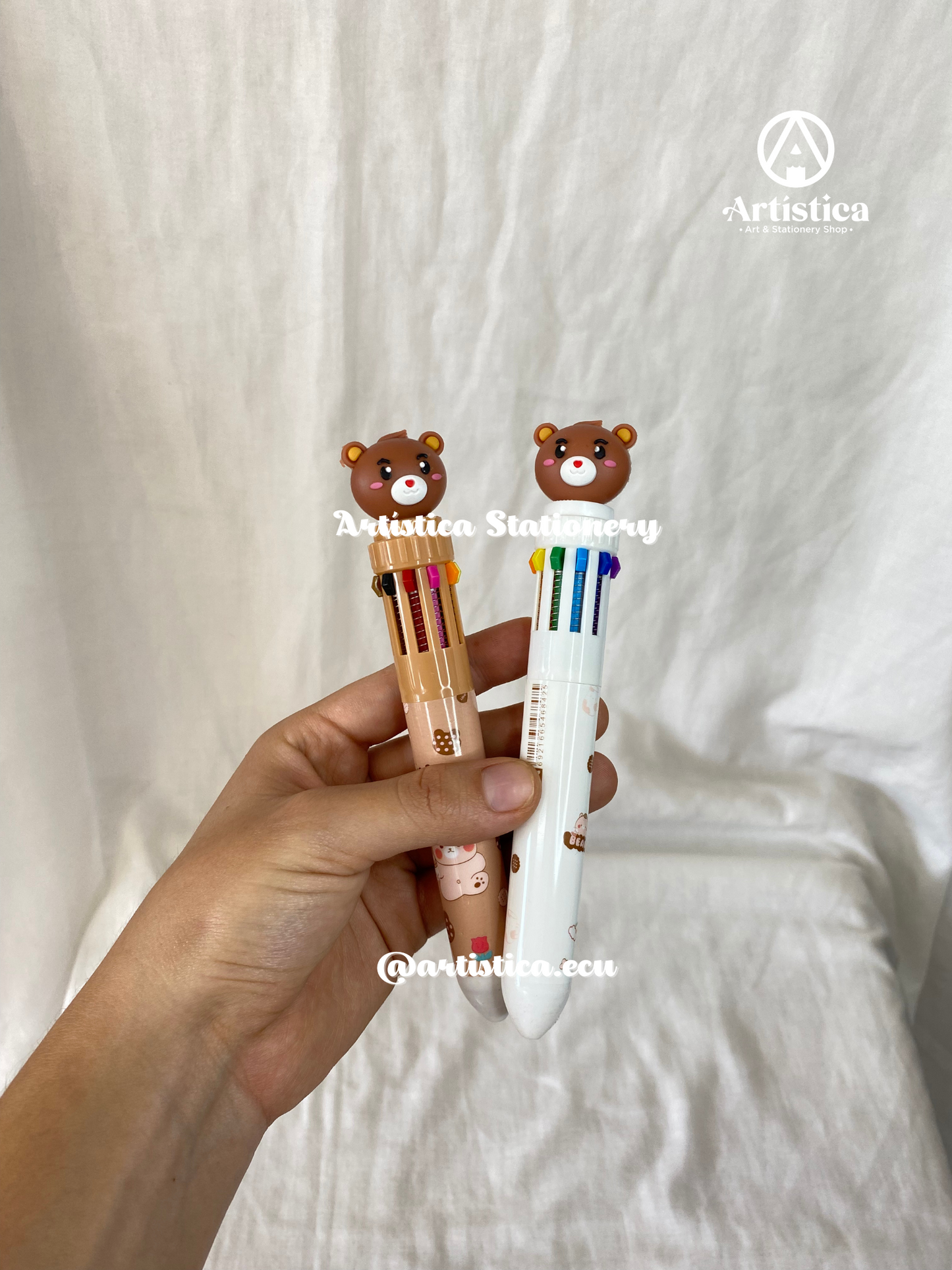 Bolígrafo 10 colores Osito
