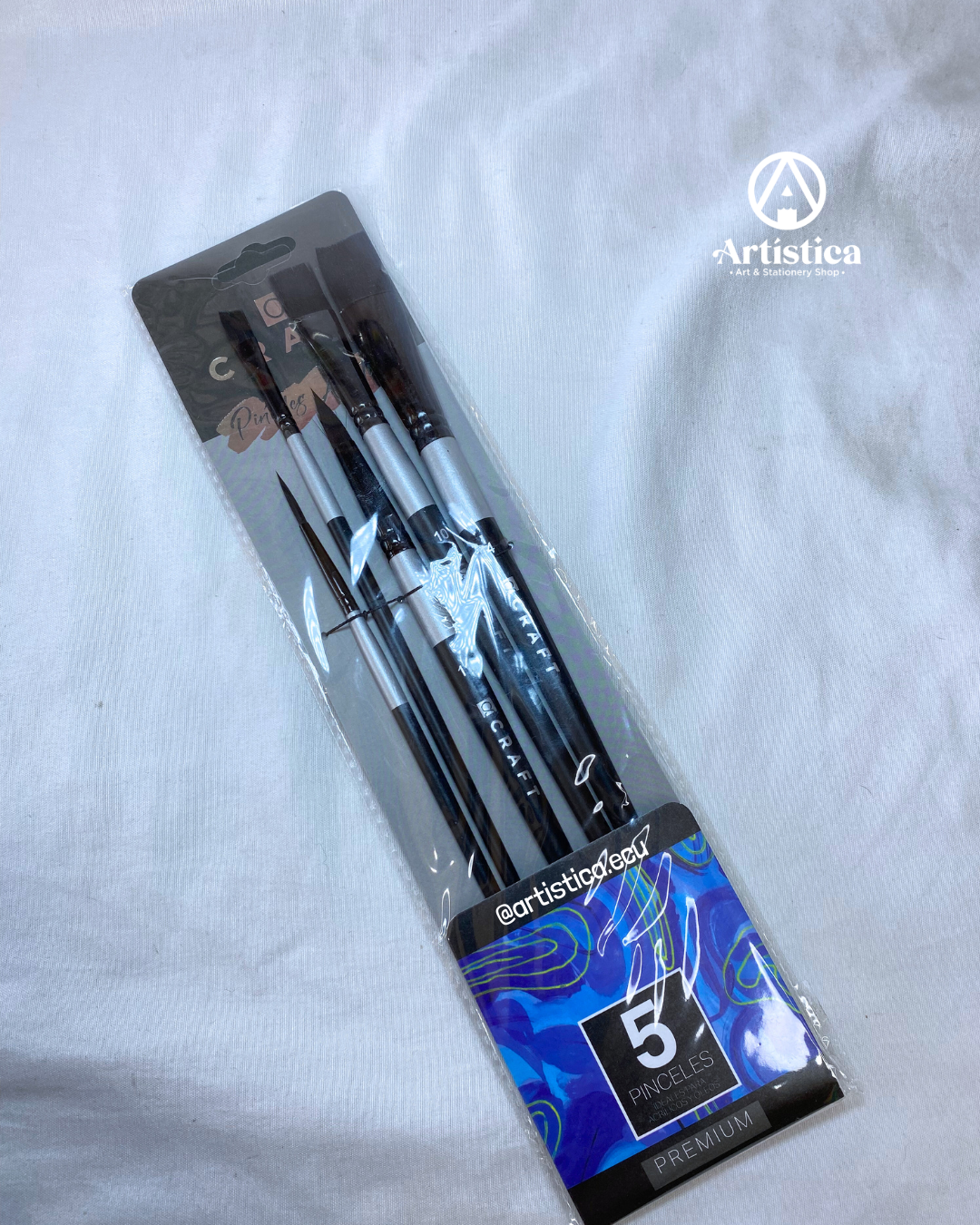 5 Pinceles Premium Craft
