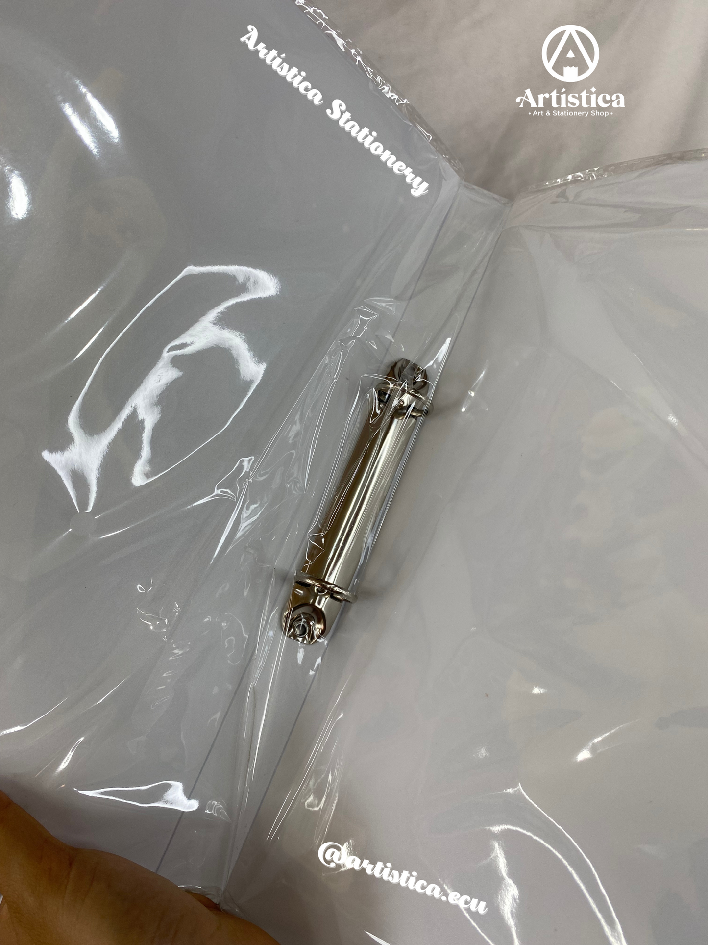 Carpeta plastica 2 argollas