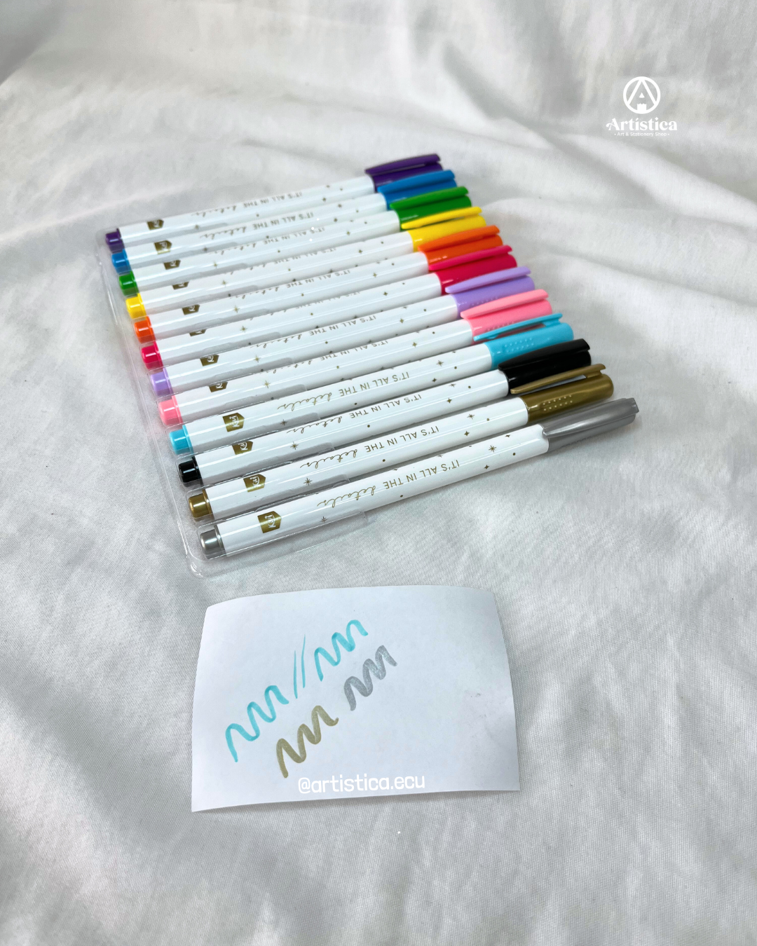 12 Marcadores minibrush Kiut