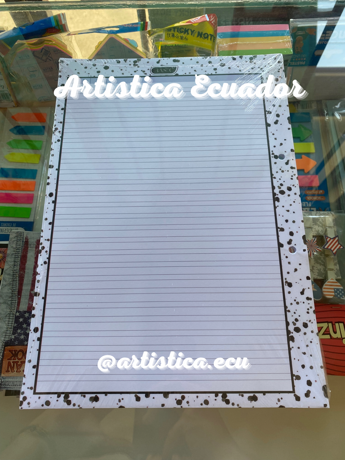 Hojas 2 lineas con bordes decorados