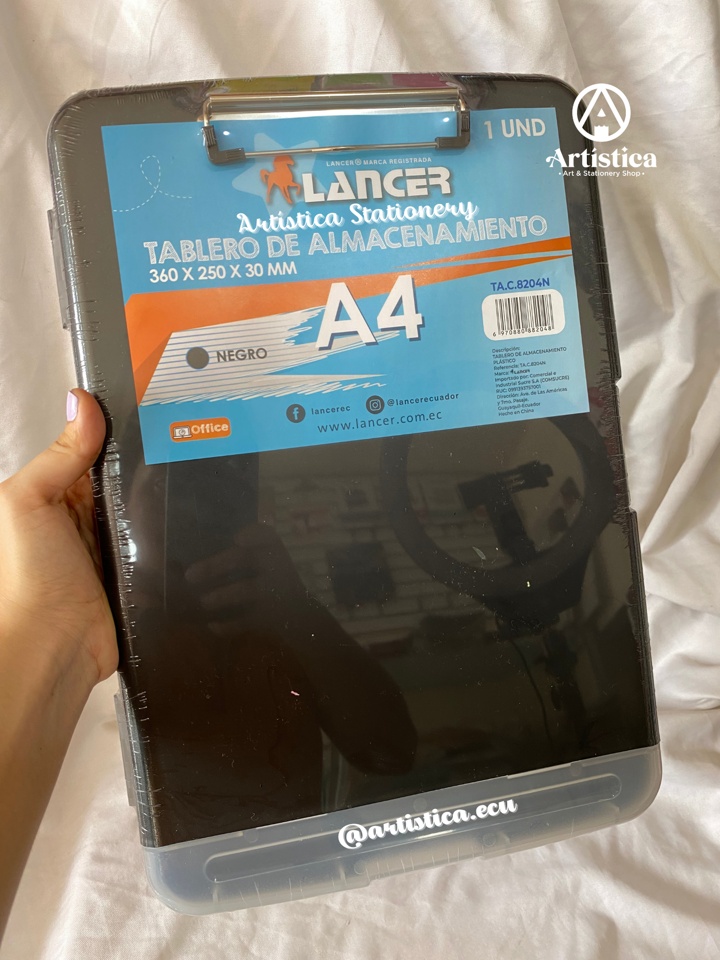 Tablero con almacenamiento oficio