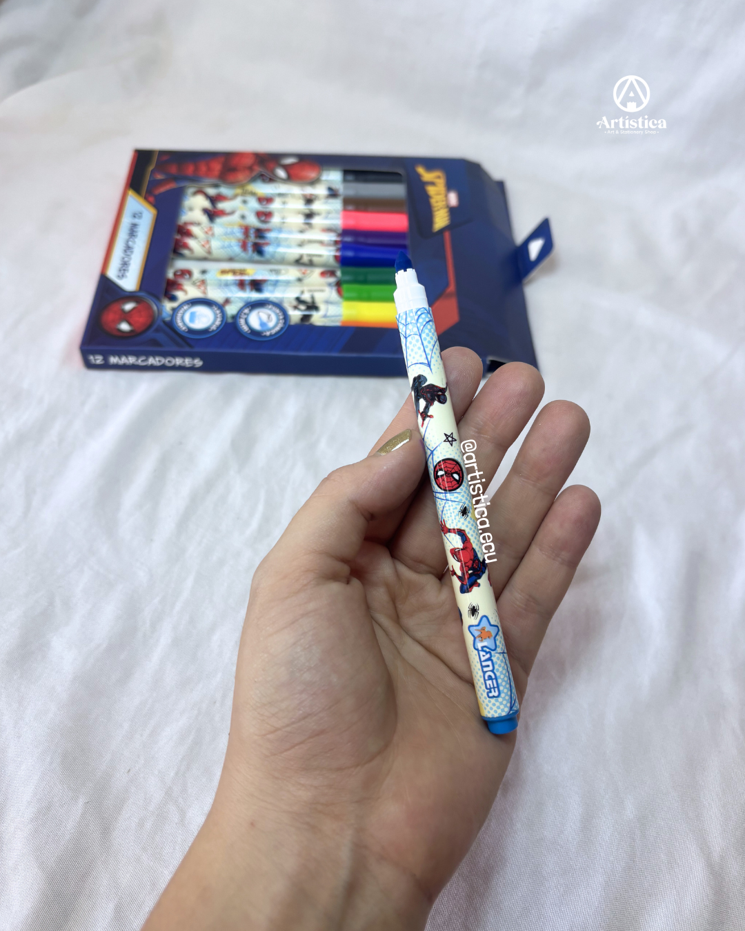 12 Marcadores Spiderman