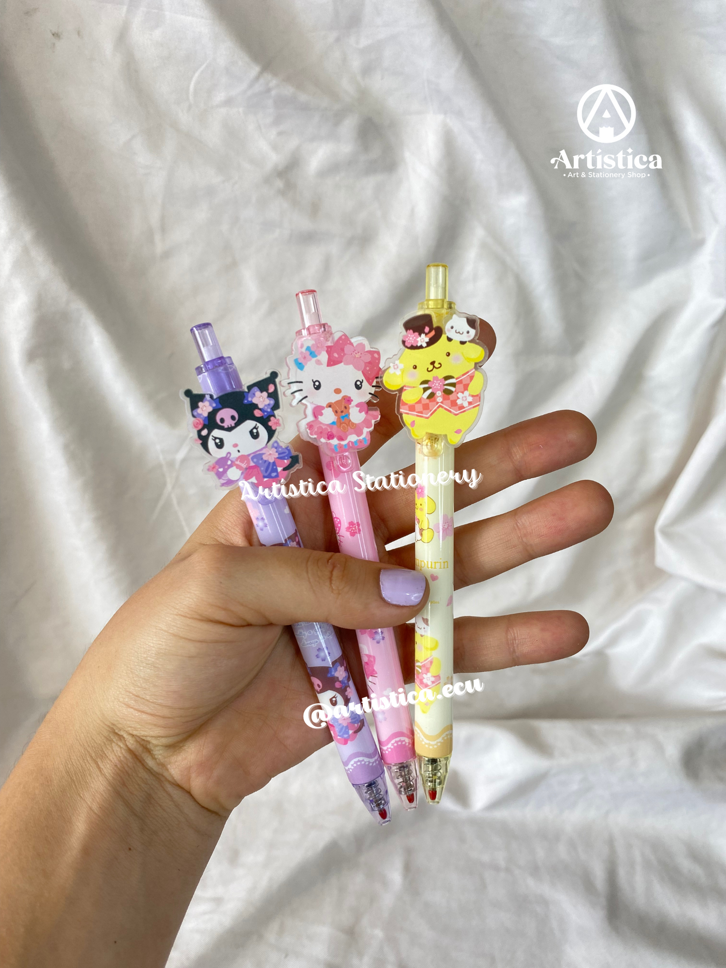 Bolígrafos de gel negro Sanrio