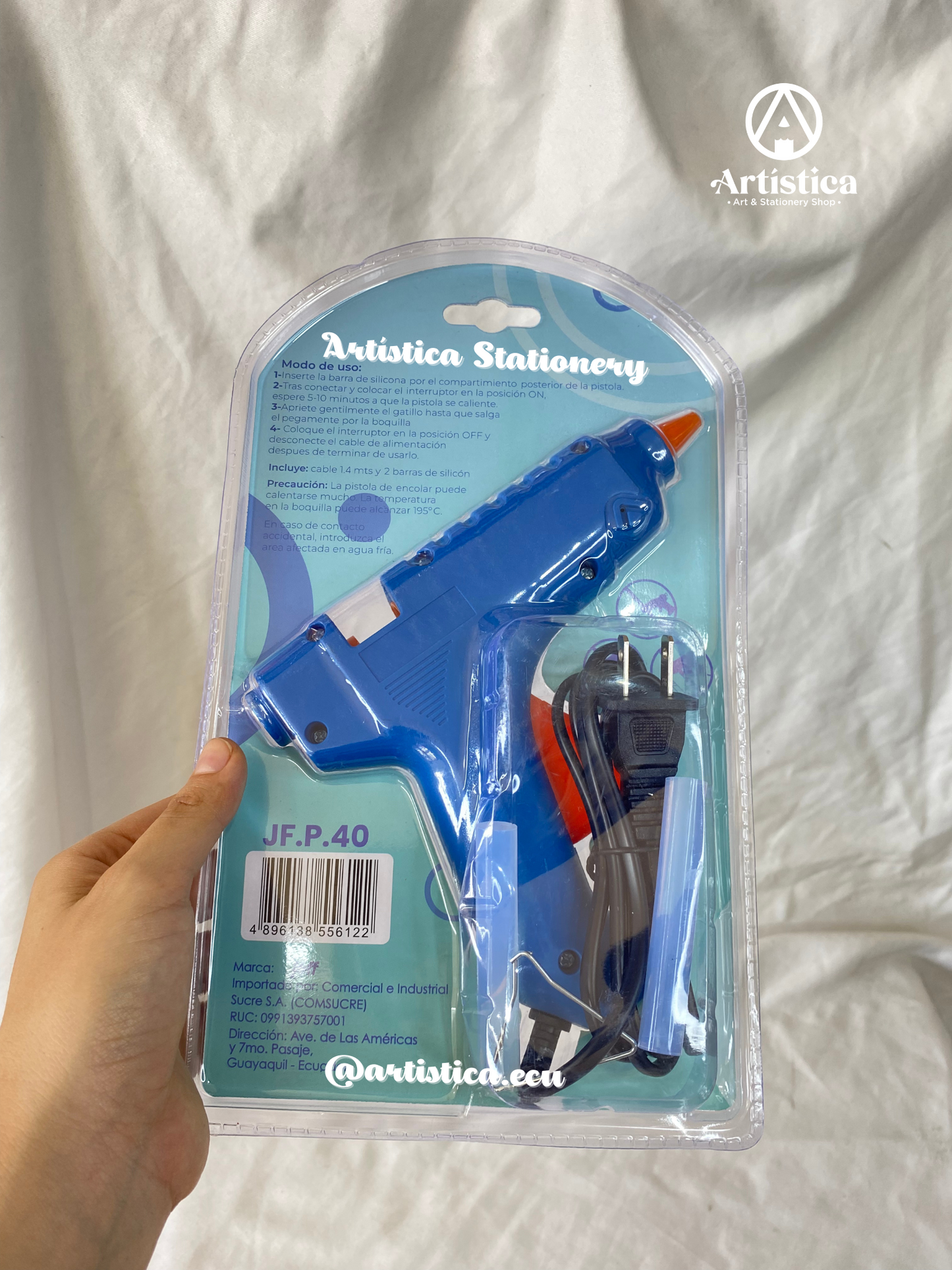 Pistola de silicona grande