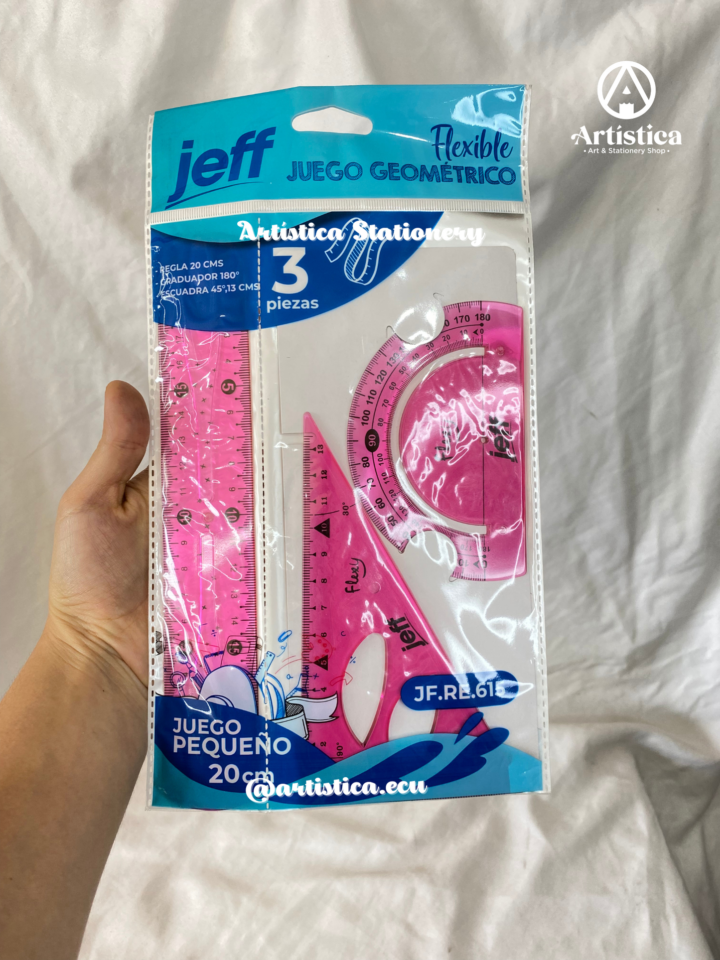Juego geometrico 20cm flexible