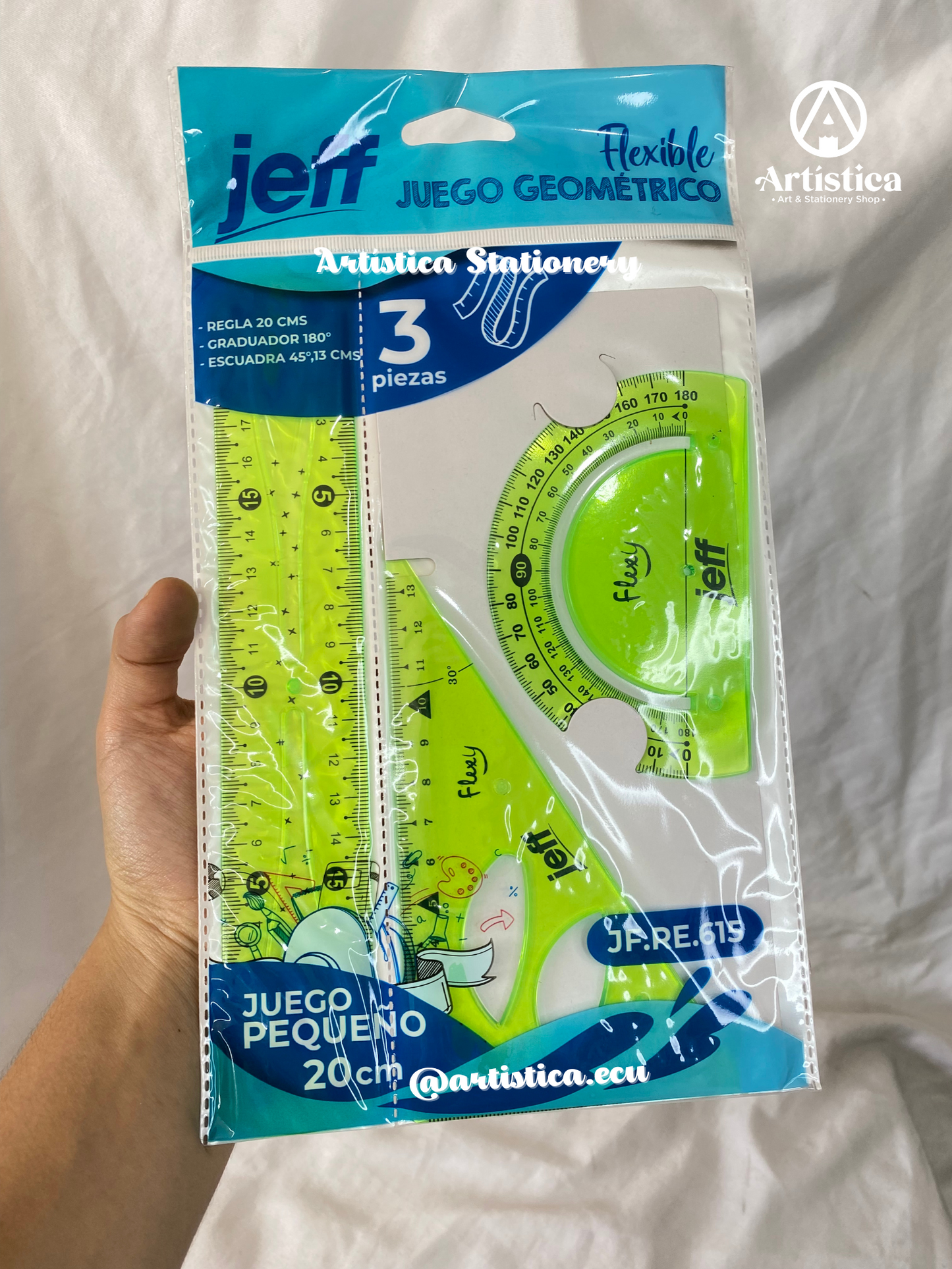 Juego geometrico 20cm flexible