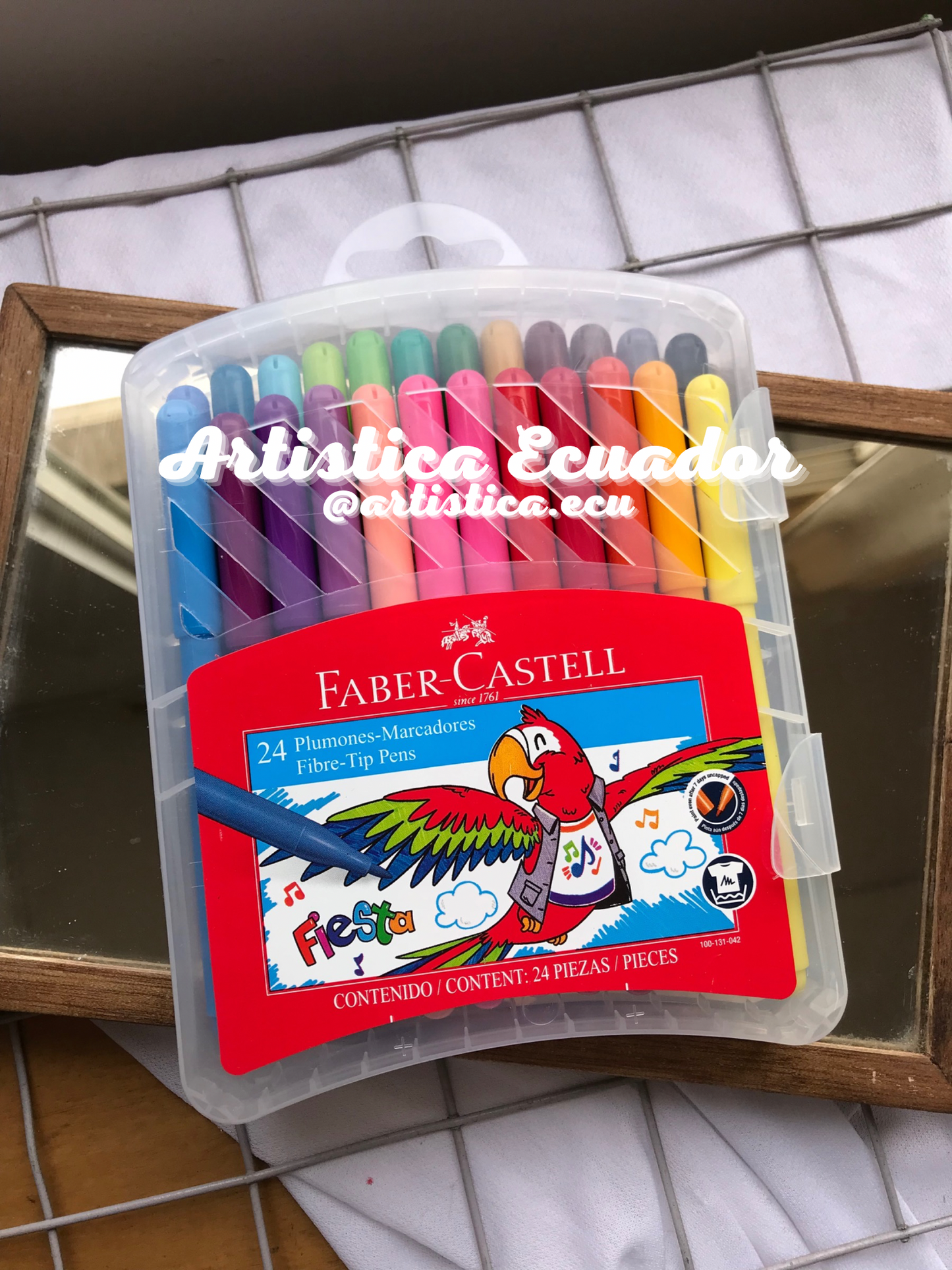 24 Marcadores Faber Castell