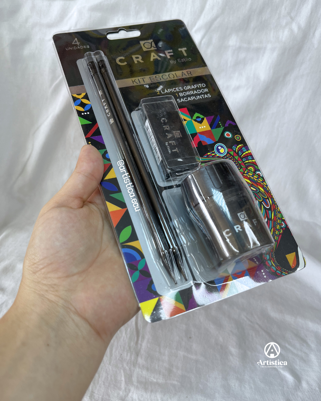 Kit x4 escolar Craft