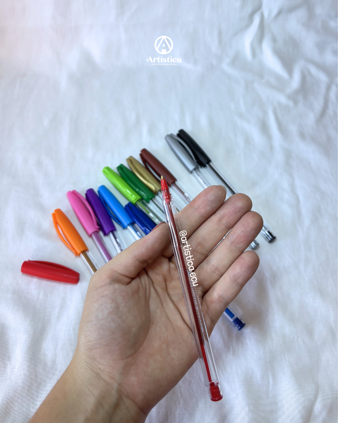 12 Bolígrafos Faber Castell