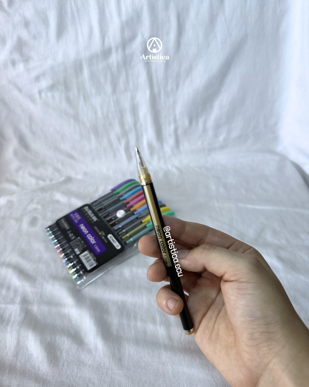 12 Bolígrafos metálicos