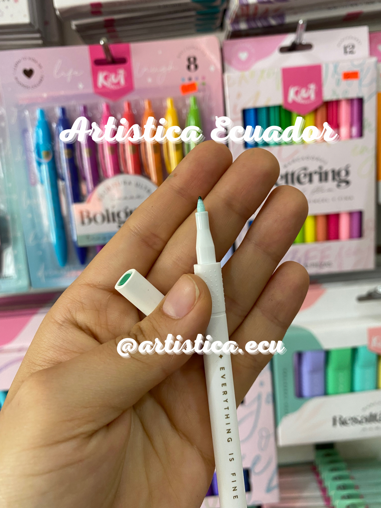 12 Marcadores punta fina Kiut