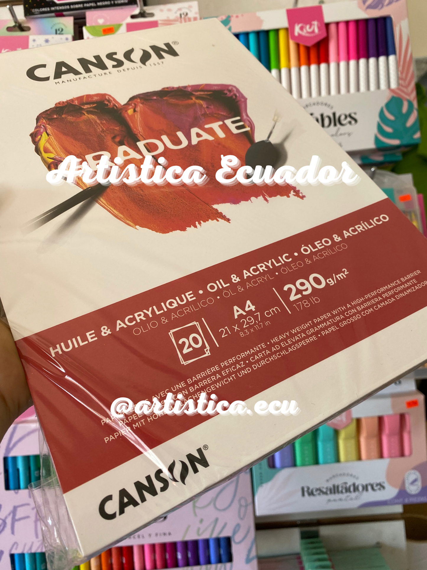 Block Canson Oleo - Acrilico A4