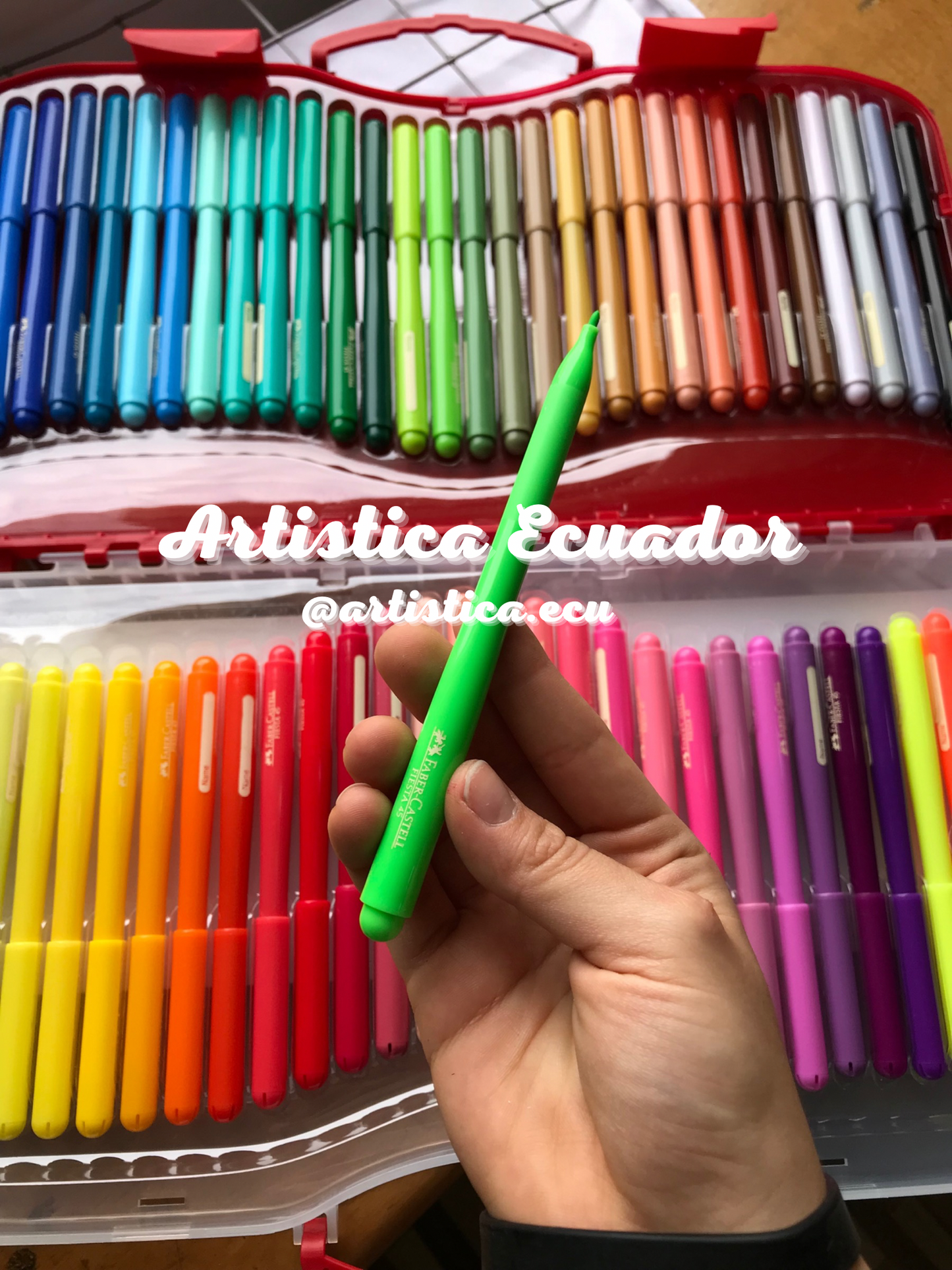 60 Marcadores Faber Castell