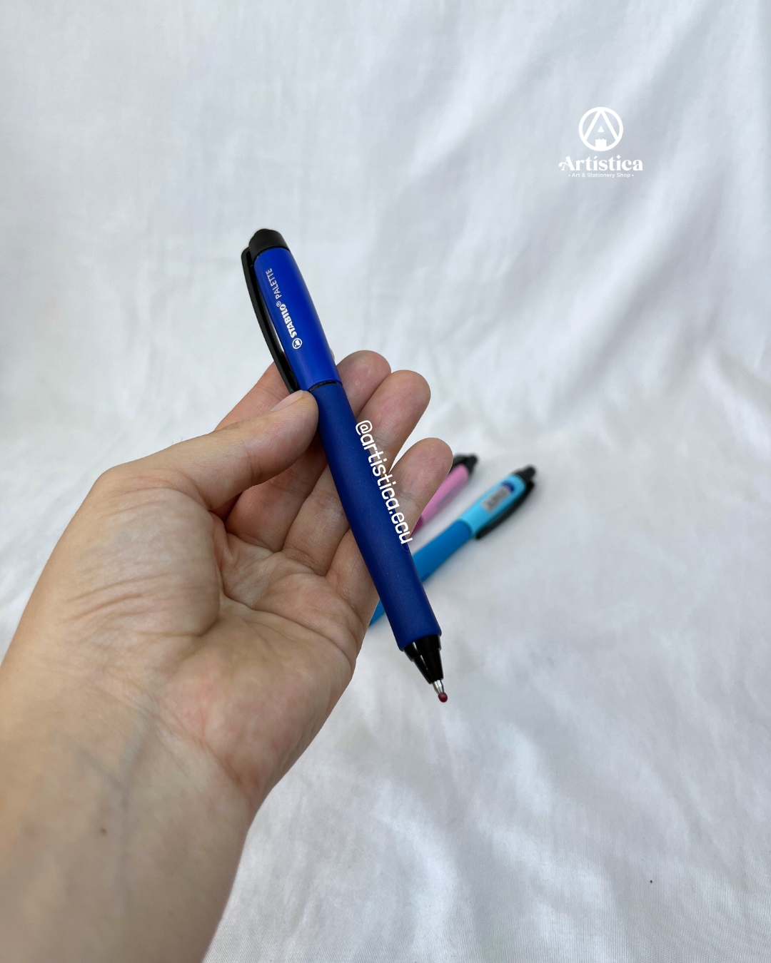 Bolígrafo en gel azul Palette Stabilo