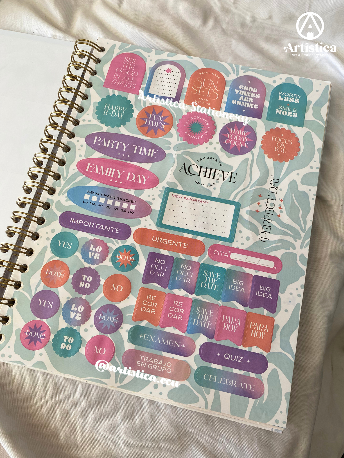 Cuaderno pasta dura 160 hojas cuadros