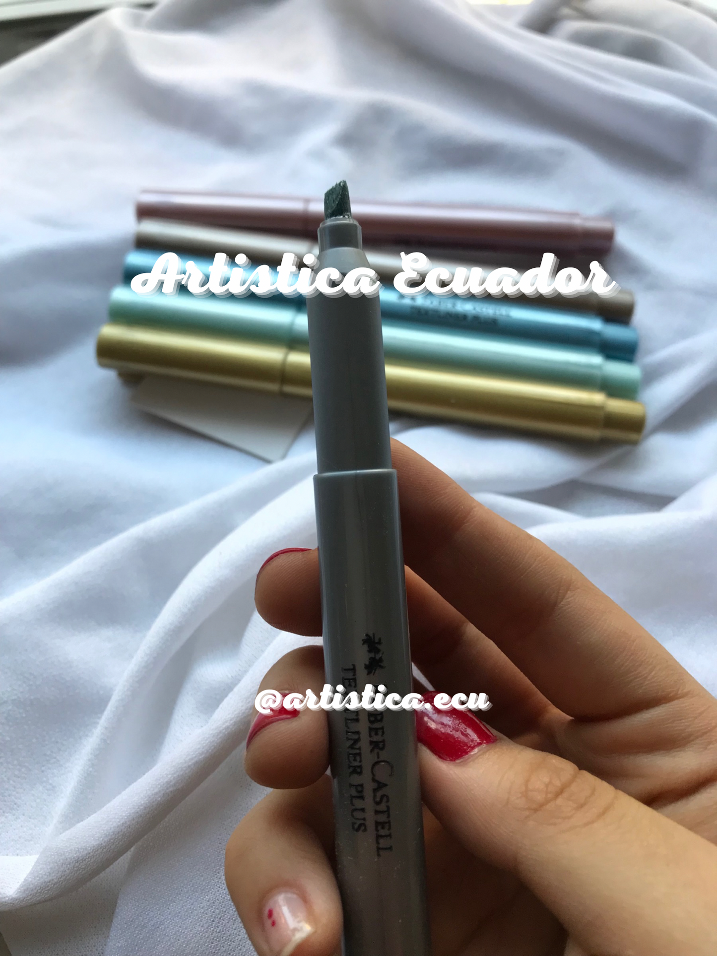 PROMO! 6 Resaltadores metalicos Faber Castell