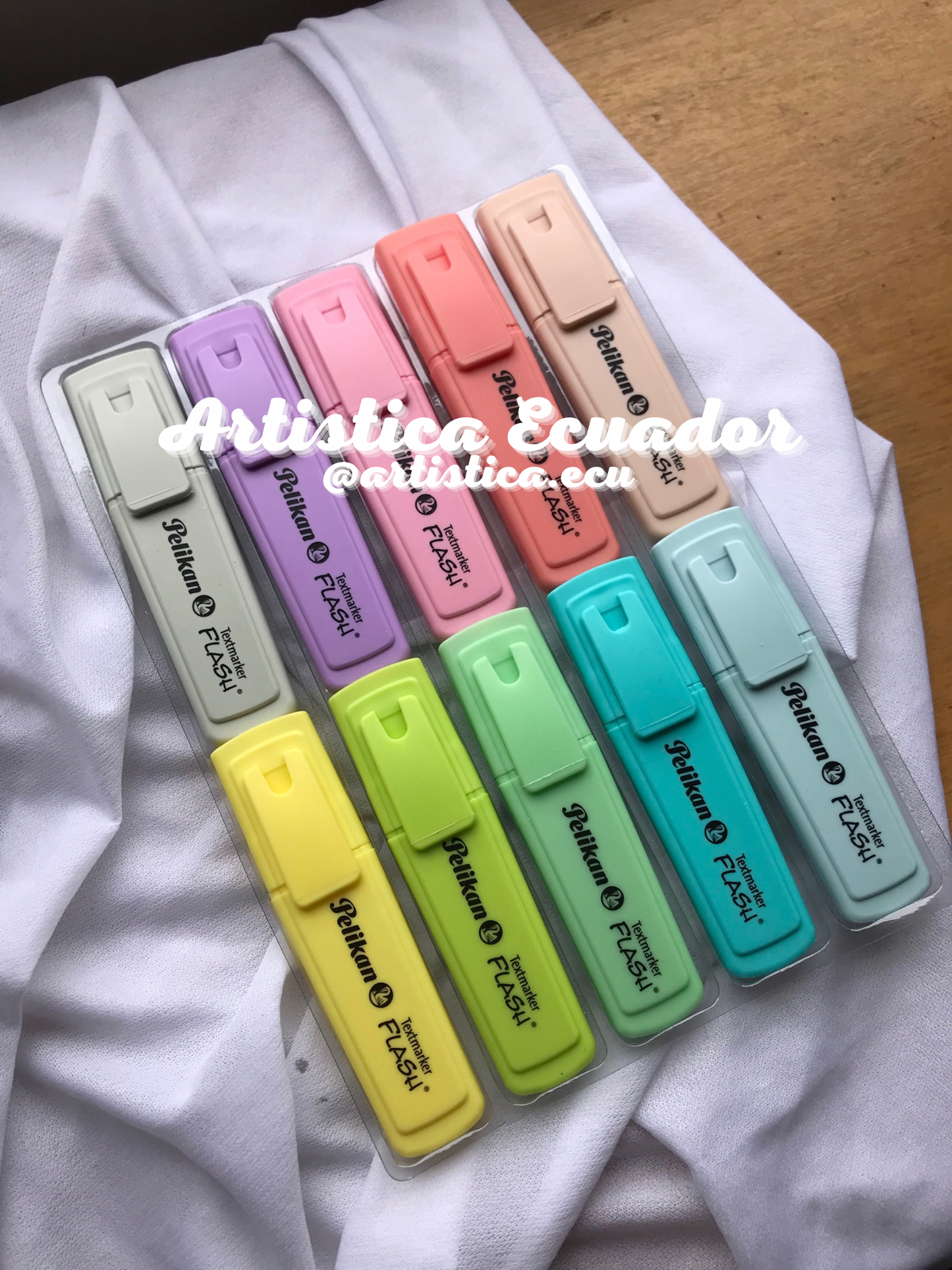 10 Resaltadores tonos pasteles Pelikan