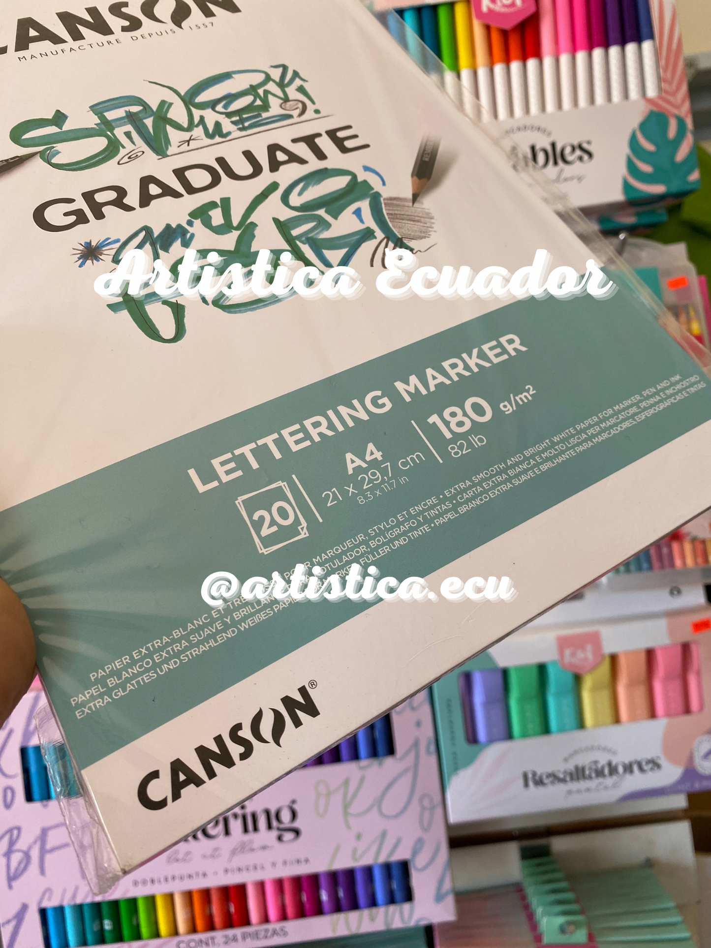 Block Canson Lettering A4