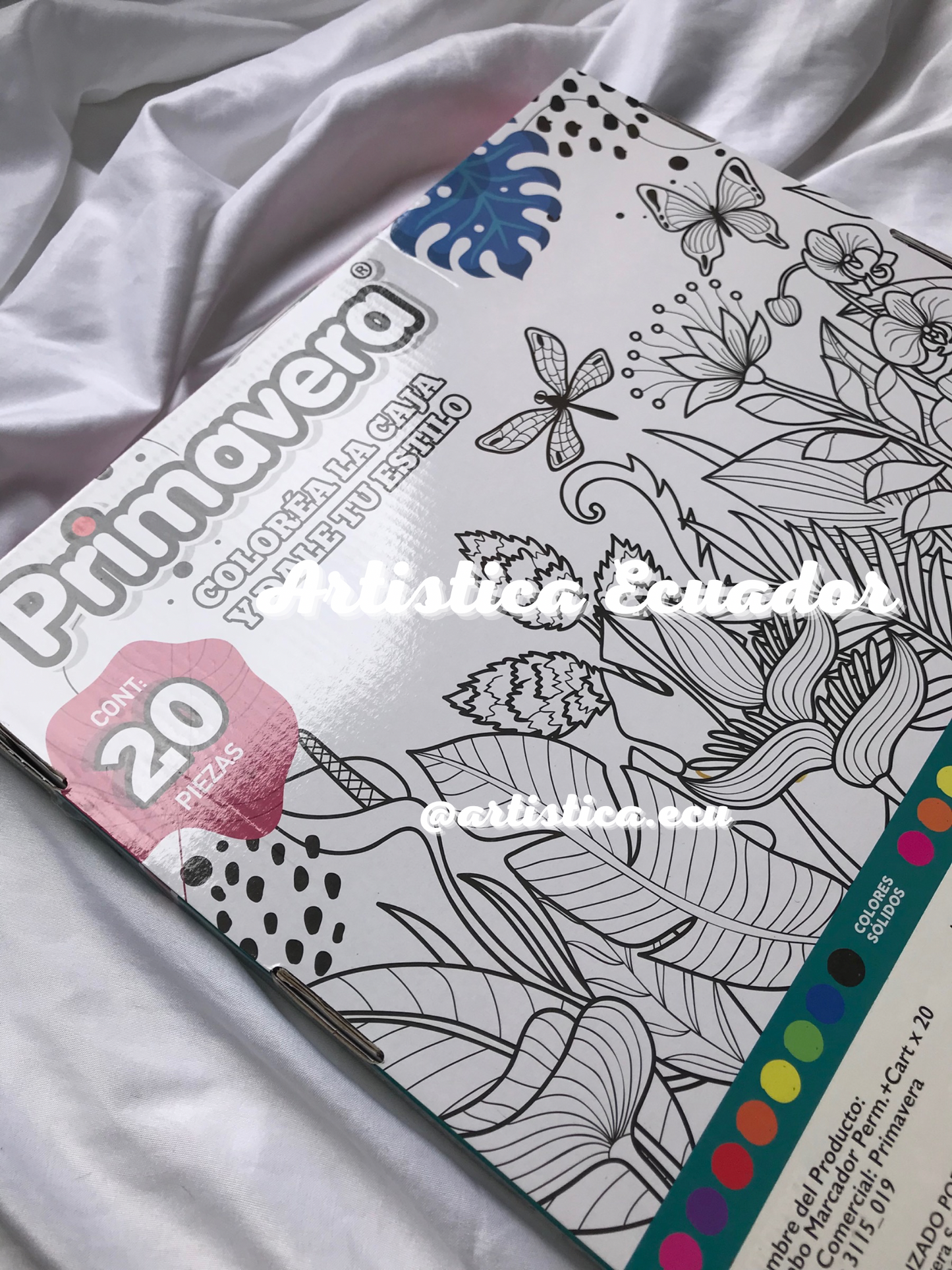 20 Marcadores permanentes Primavera