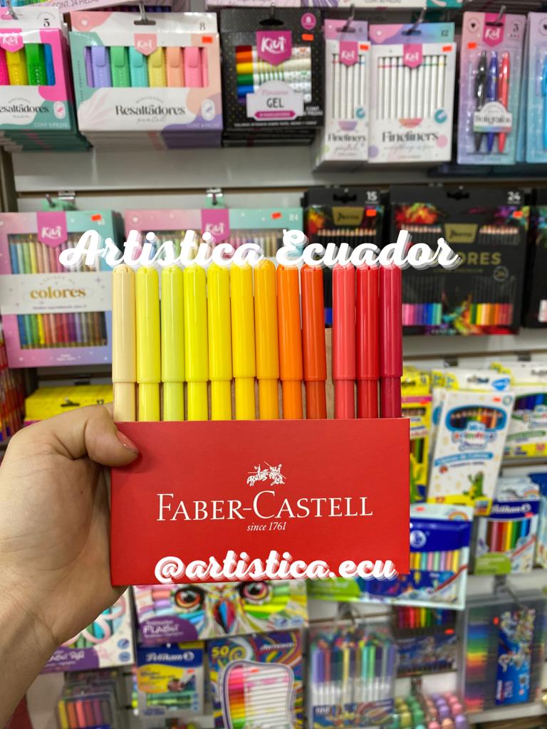 72 Marcadores Faber Castell