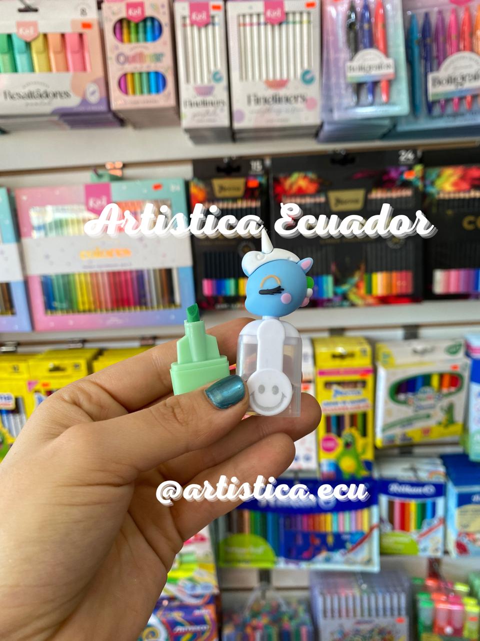 PROMO! 6 Resaltadores mini tonos pasteles Unicornio