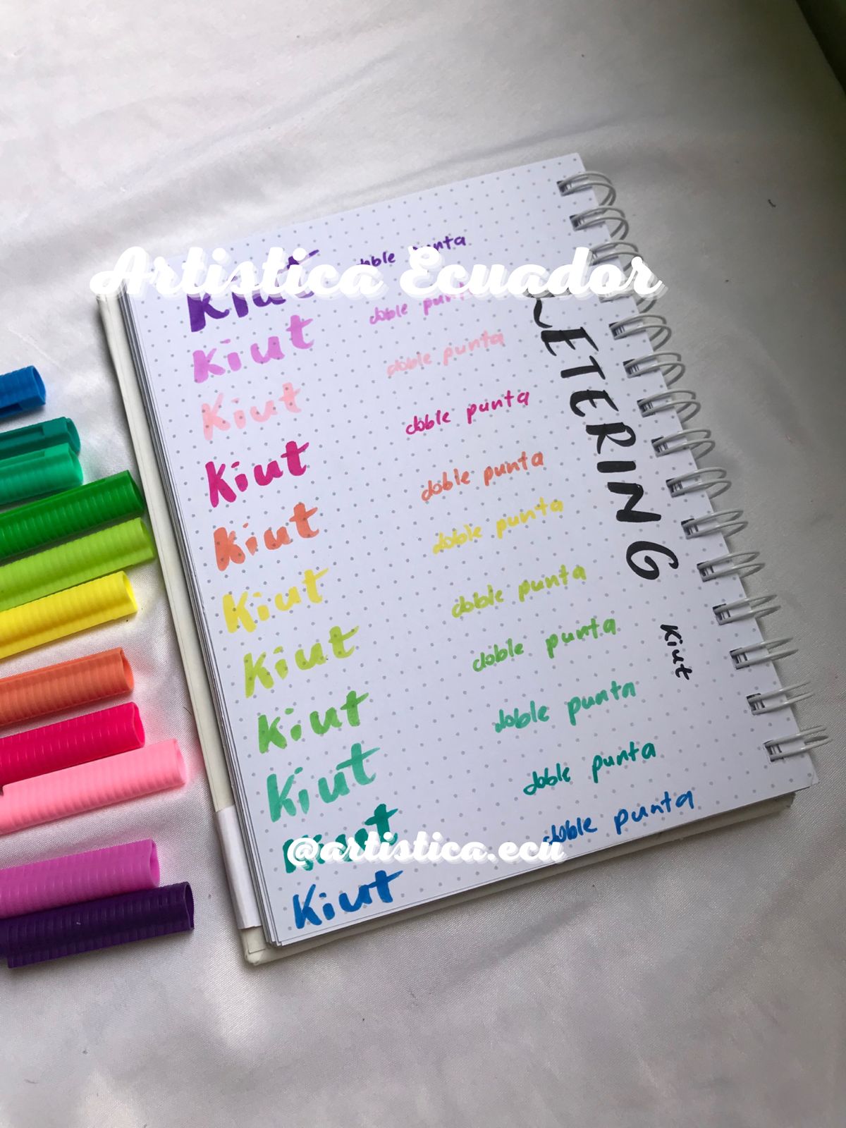 12 Marcadores Doble Punta Kiut