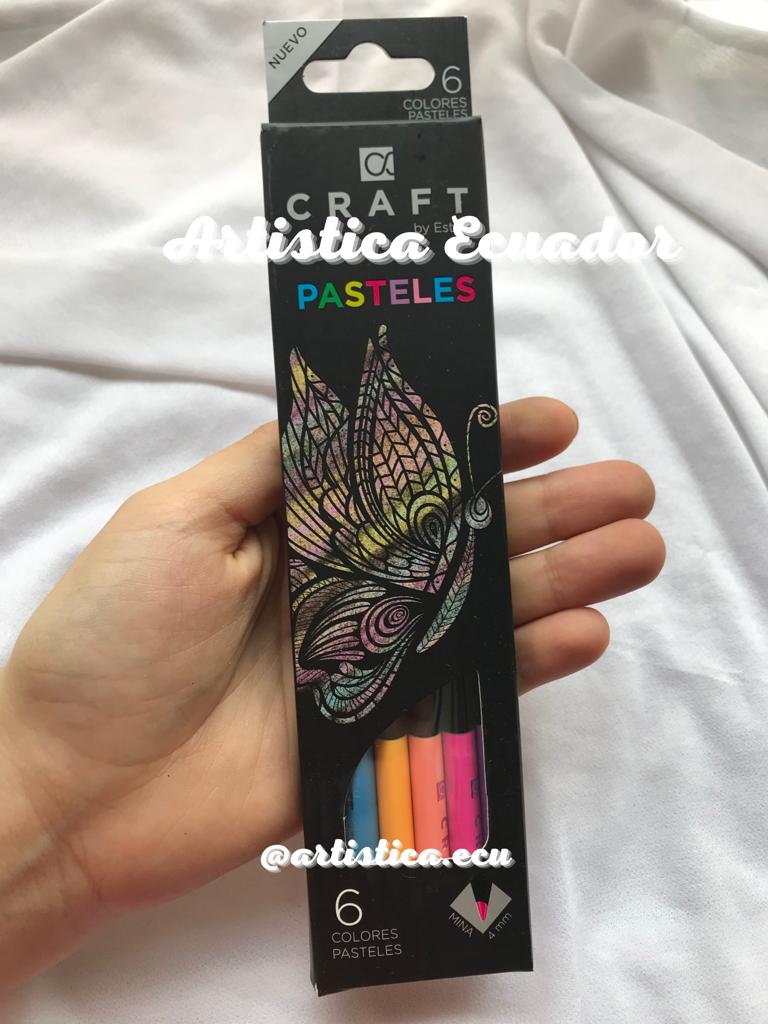6 Colores tonos pasteles Craft